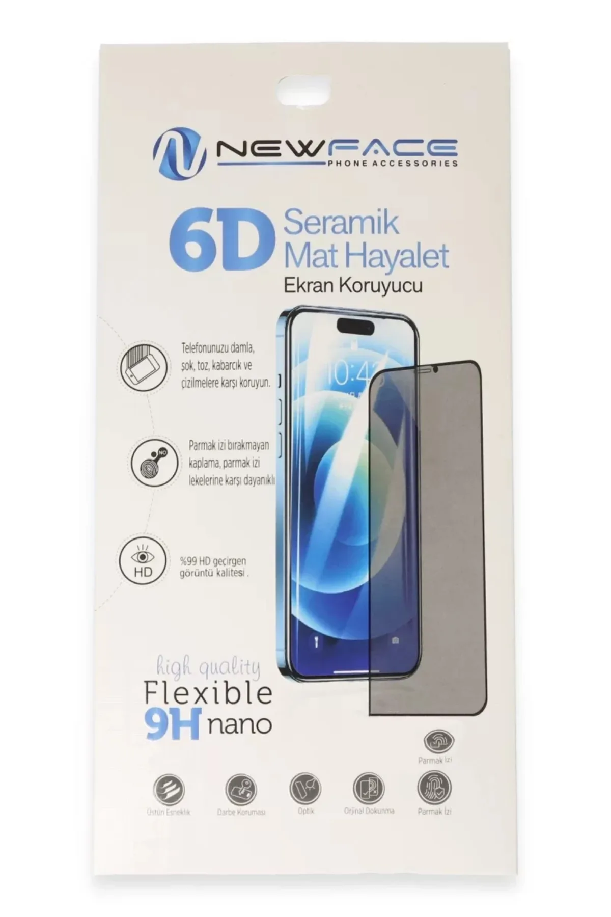 Newface Samsung Galaxy A35 5G 6D Antistatik Mat Seramik Hayalet Nano Ekran Koruyucu