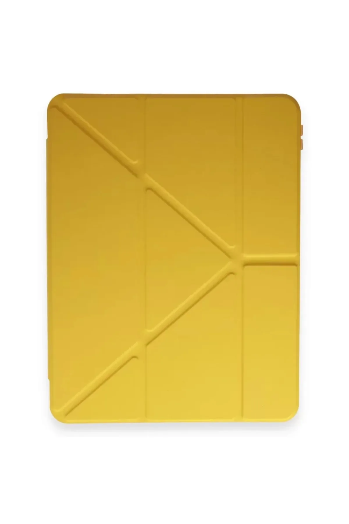 Newface Apple iPad Pro 11 (2018) Kılıf Kalemlikli Mars Tablet Kılıfı - Açık Sarı