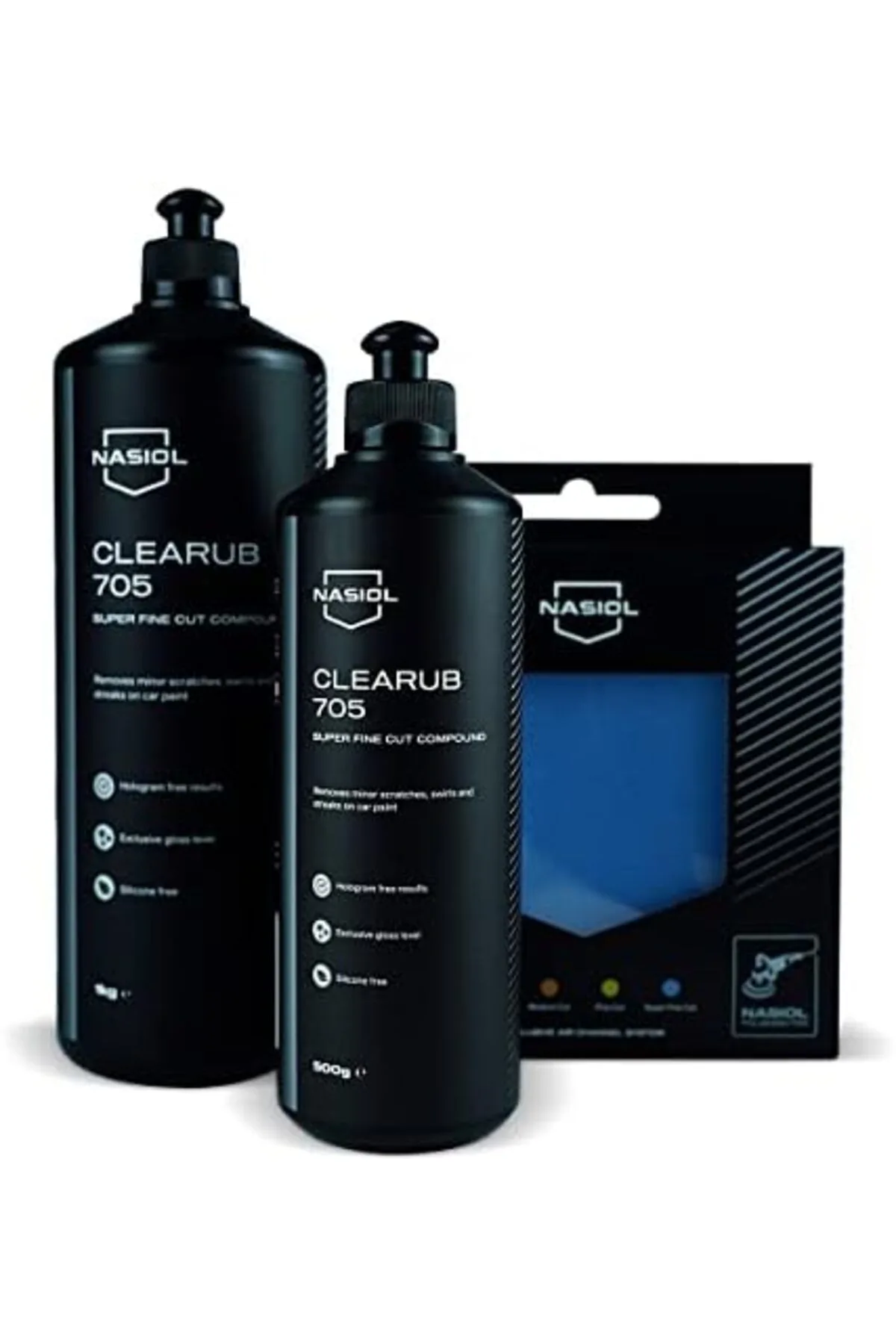zkra shop Clearub 705 Araç Çizik,Hare Giderici Pasta Cila-1 Kg-Boya Koruma Parlatma Wax, Detailing,