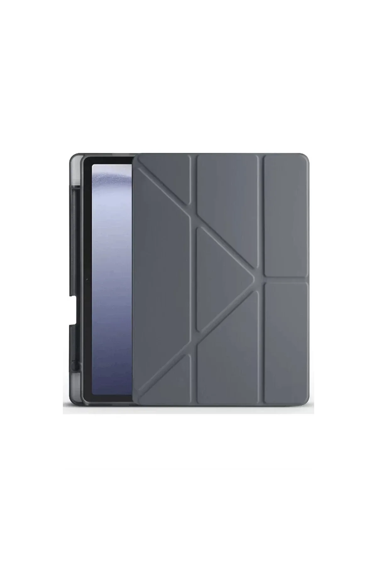 Newface Huawei Honor Pad X9 11.5 Kılıf Kalemlikli Mars Tablet Kılıfı - Koyu Gri