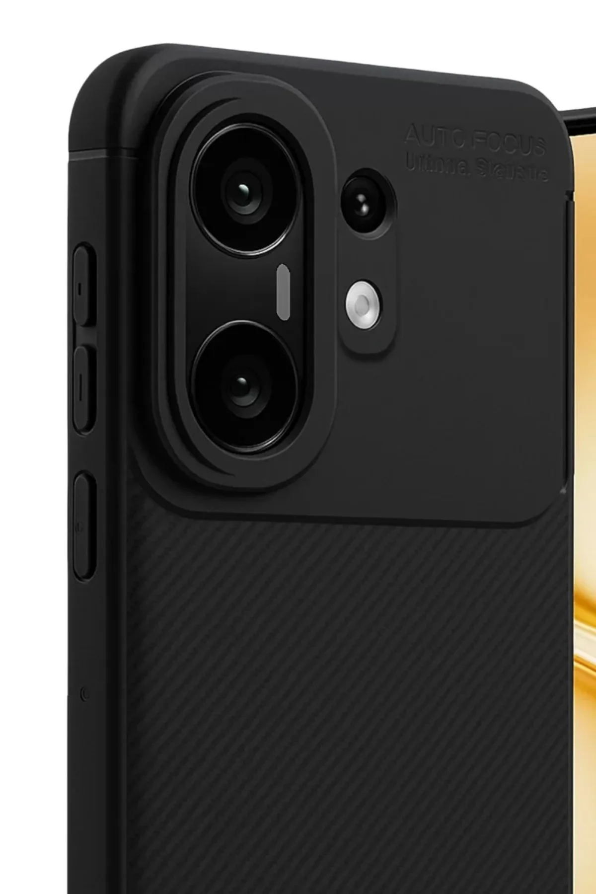 Newface Vivo X200 FE Auto Focus Karbon Kapak - Siyah