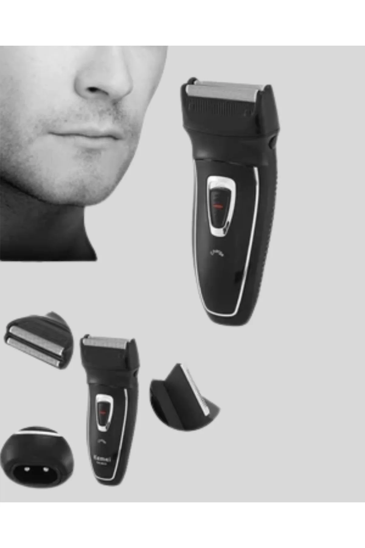Unisex Şarjlı Saç ve Sakal Kesme Makinesi – Sessiz Motor, 1–12 mm Ayarlanabilir Başlık