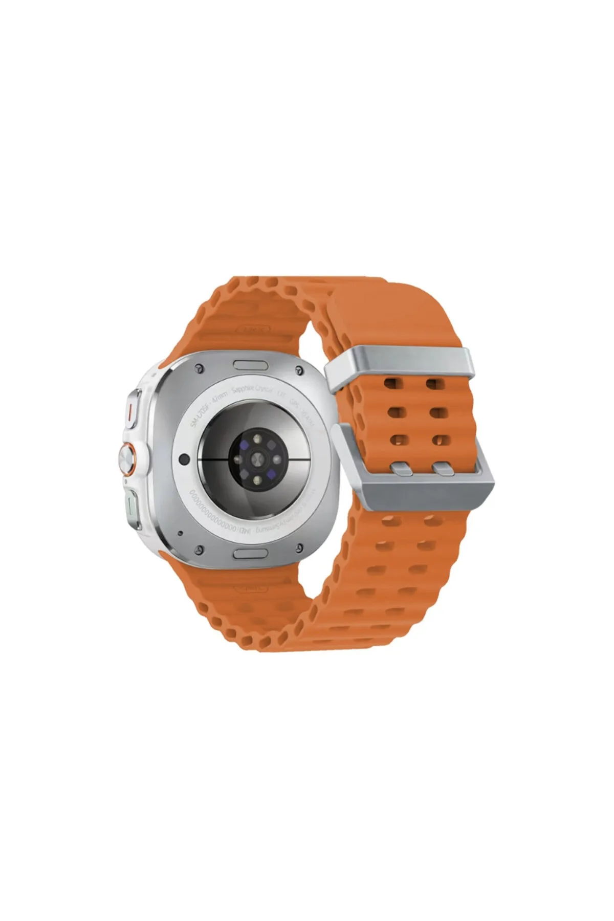 Watch 7 Ultra KR417 Rug Silikon Kordon - Turuncu