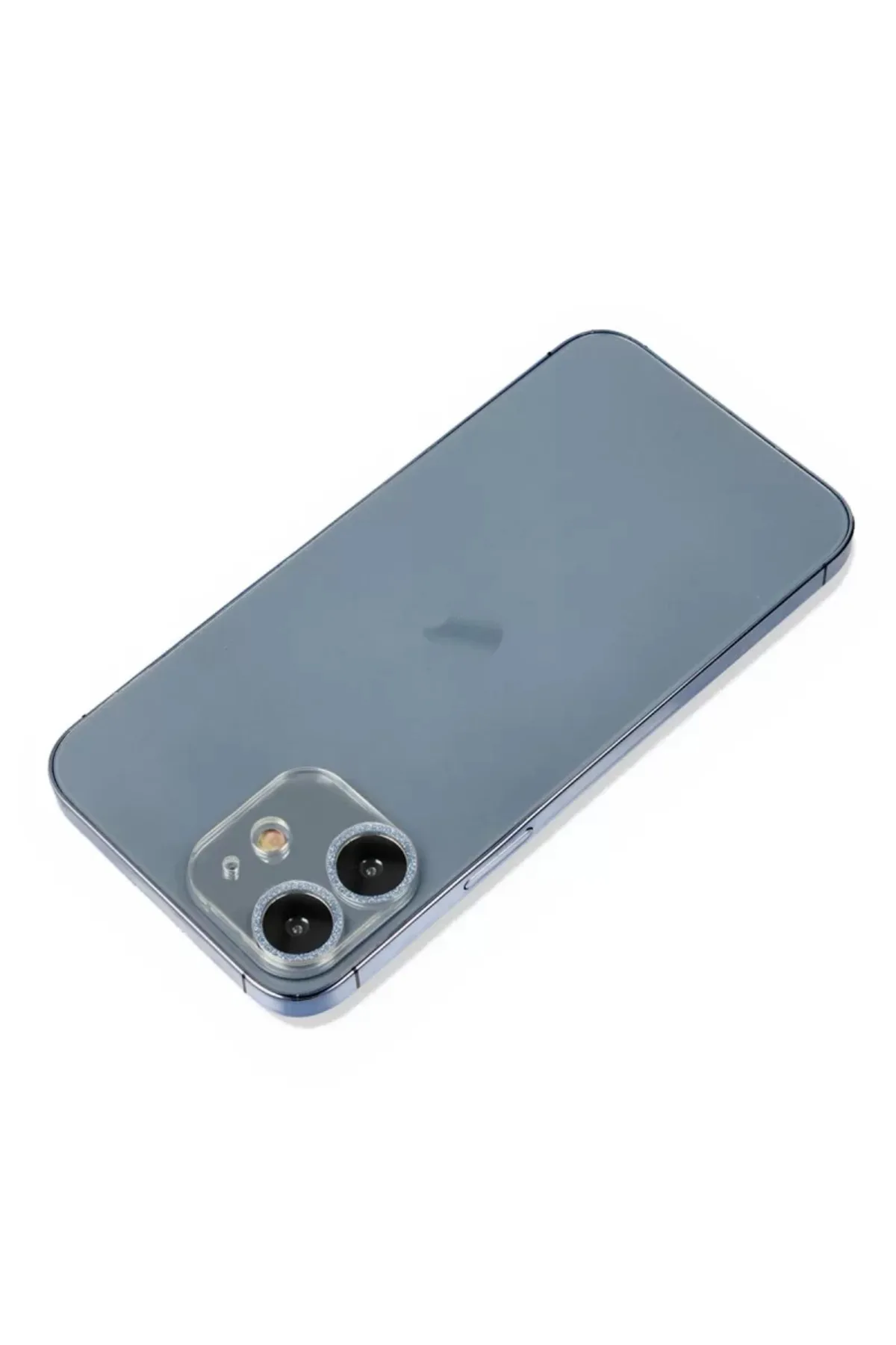 Newface Apple iPhone 12 Mini Shine Kamera Lens Koruma Cam - Sierra Blue