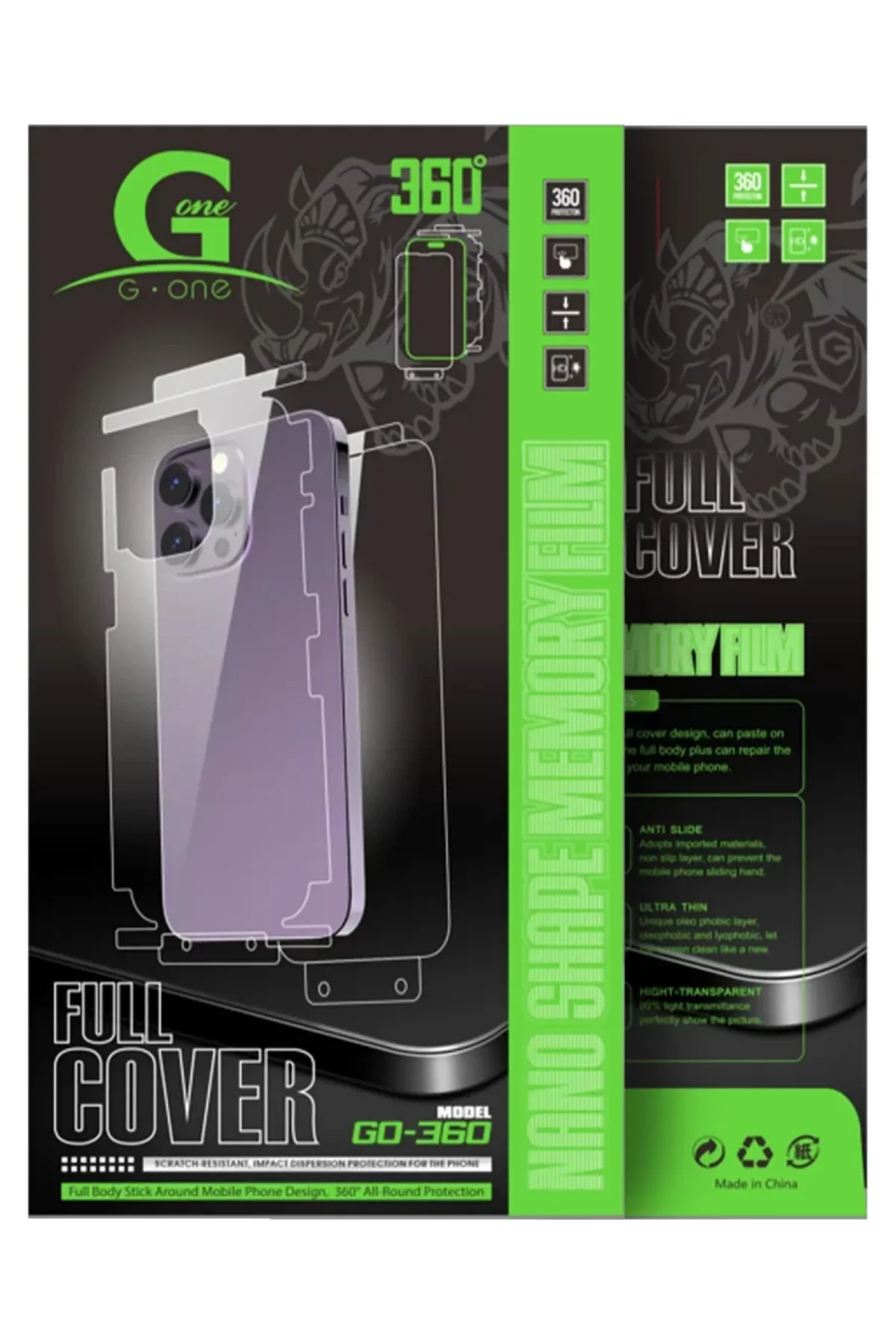 Newface Apple iPhone 16 Pro Max 360 Full Body Arka Koruyucu