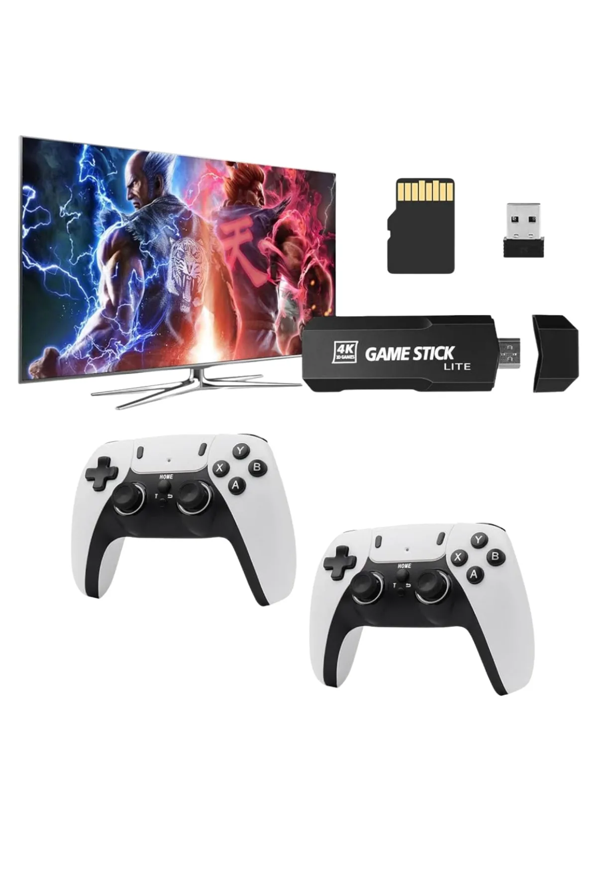 Retro Atari ve Konsol Oyunları Destekli 4K Game Stick