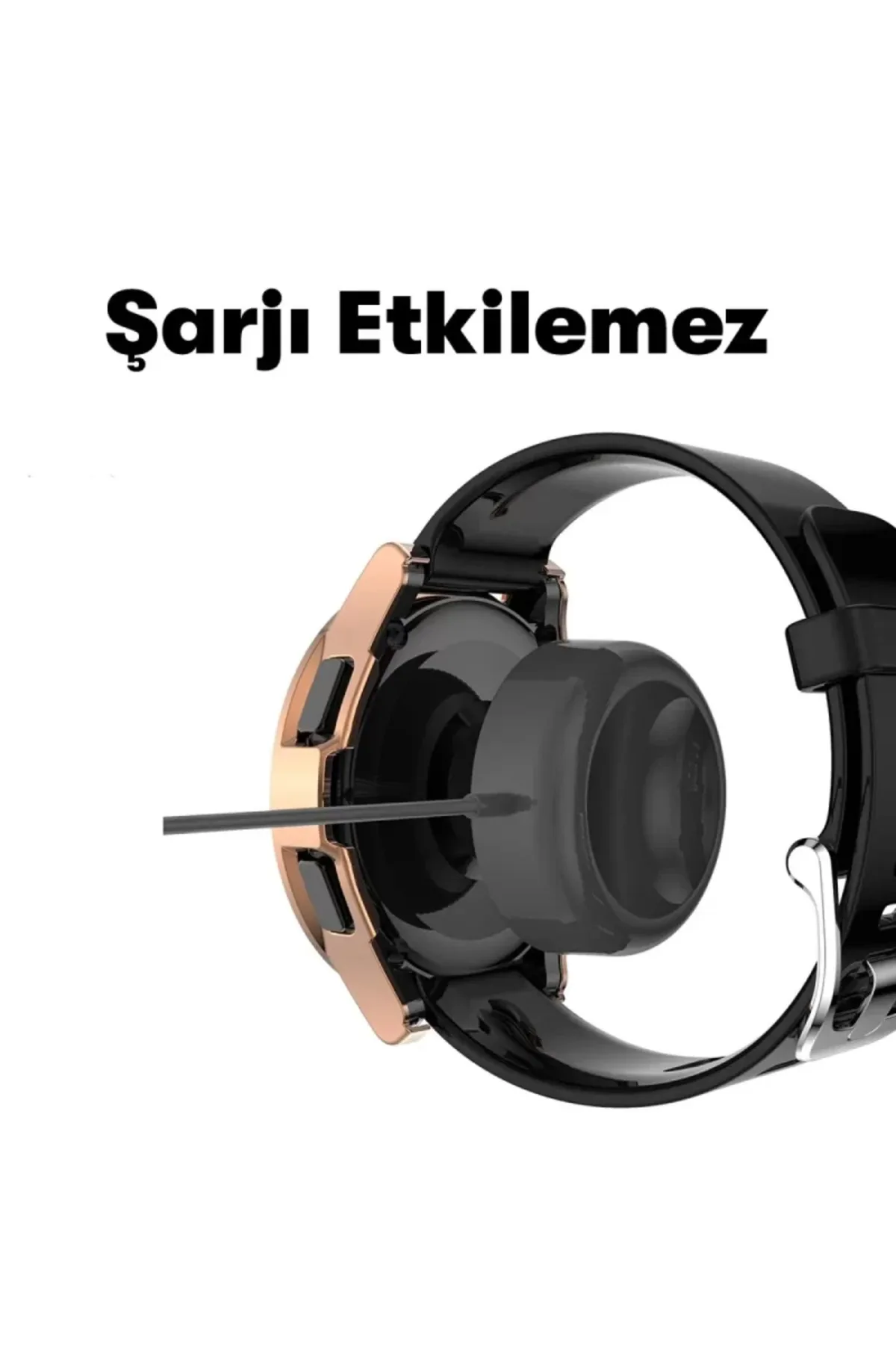 Newface Watch 5 44mm Wall Camlı Kasa Ekran Koruyucu - Gold