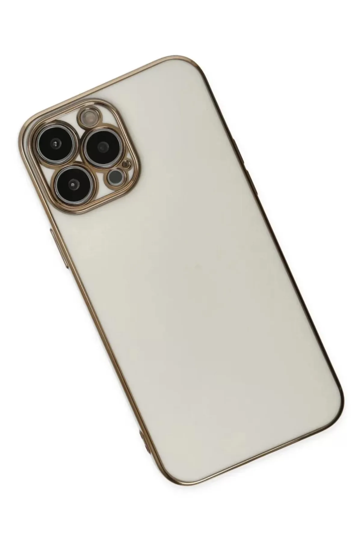 Newface iPhone 14 Pro Max Kılıf Volet Silikon - Beyaz