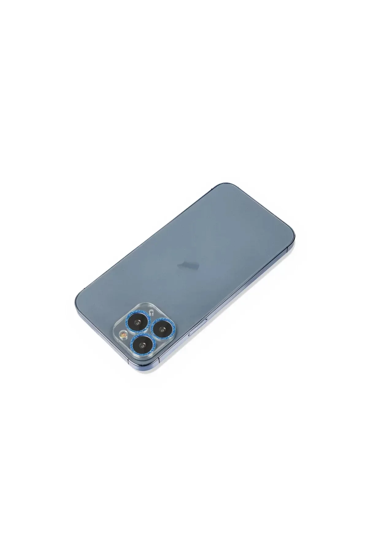 Newface Apple iPhone 11 Pro Shine Kamera Lens Koruma Cam - Mavi