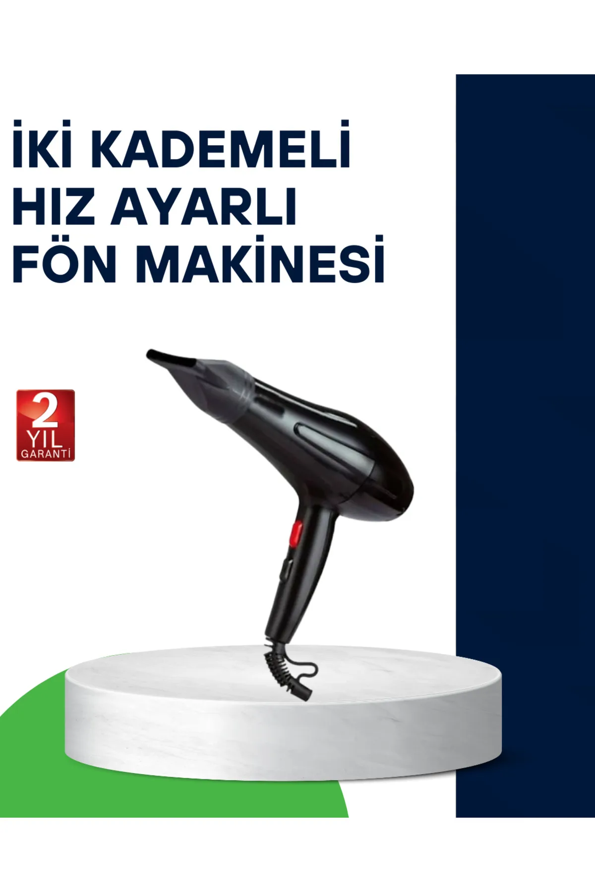 2200W Saç Kurutma Makinesi Soğuk ve Sıcak Üfleme Fonksiyonlu