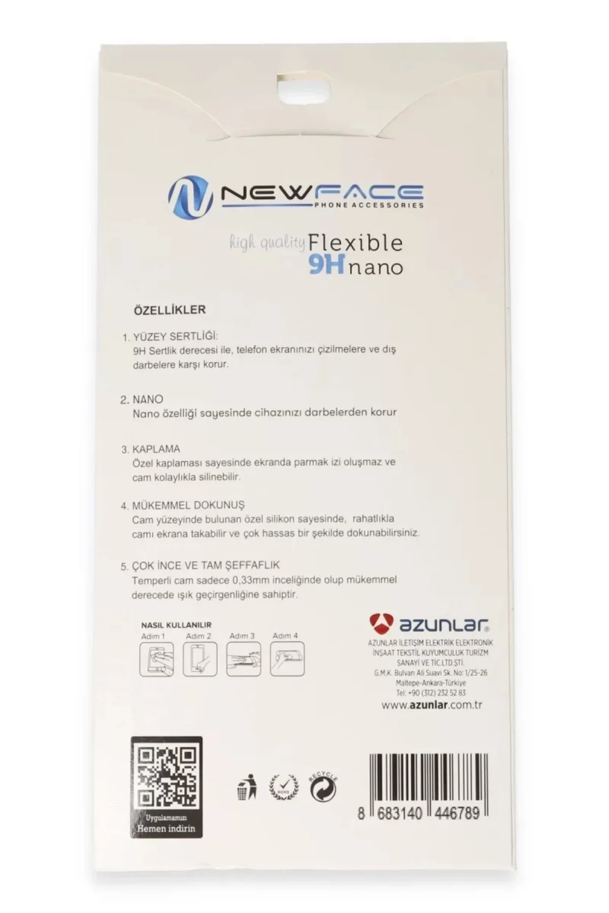 Newface Samsung Galaxy A05S 6D Antistatik Mat Seramik Hayalet Nano Ekran Koruyucu