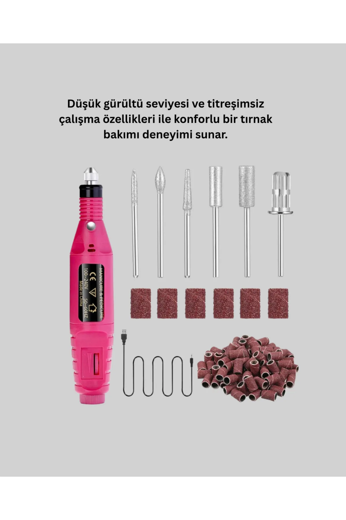 12v Çok Fonksiyonlu Tırnak Bakım Cihazı