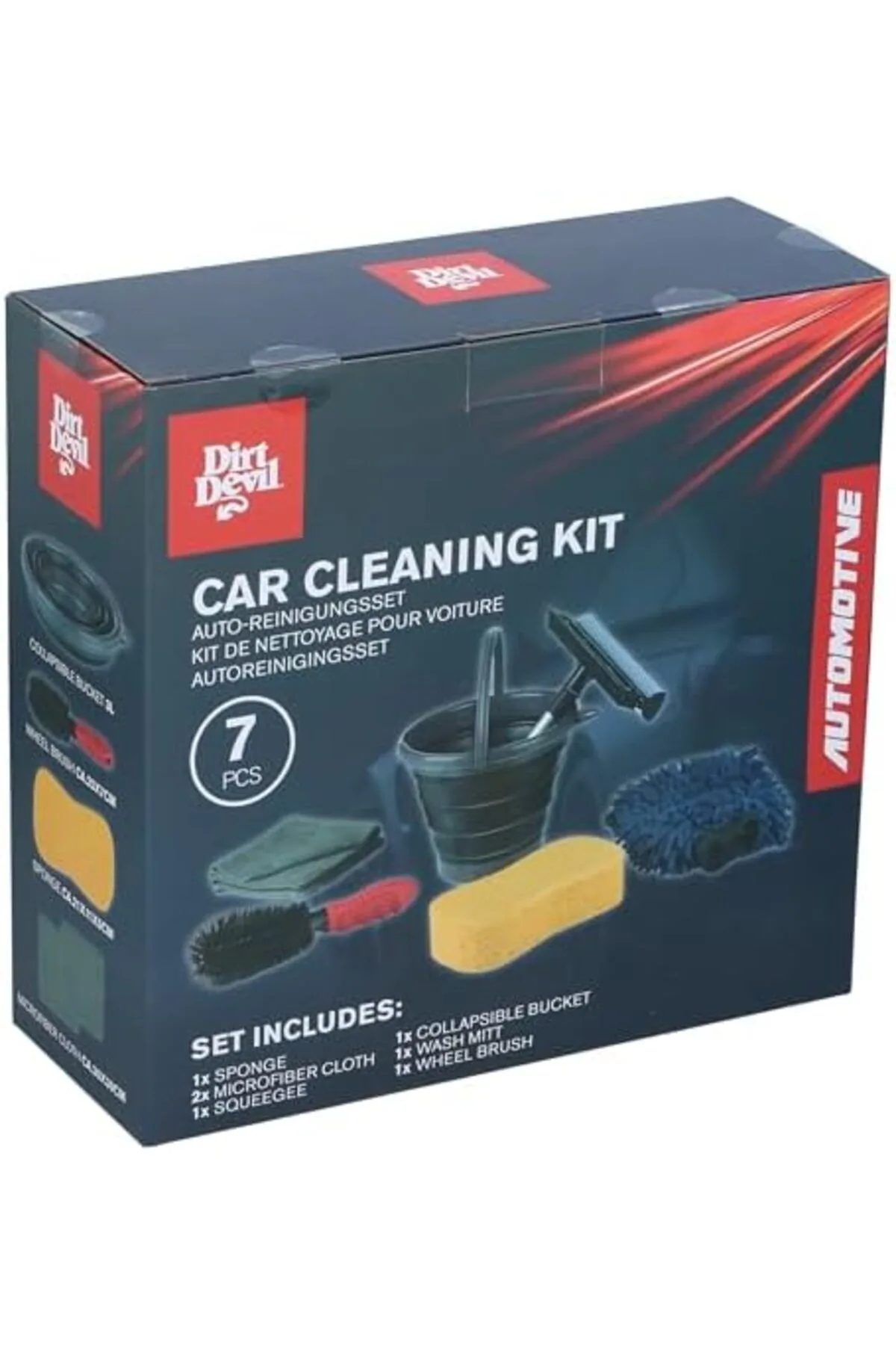 zkra shop Dirt Devil DD107 Araba Temizlik Seti 7 Parça 1053162