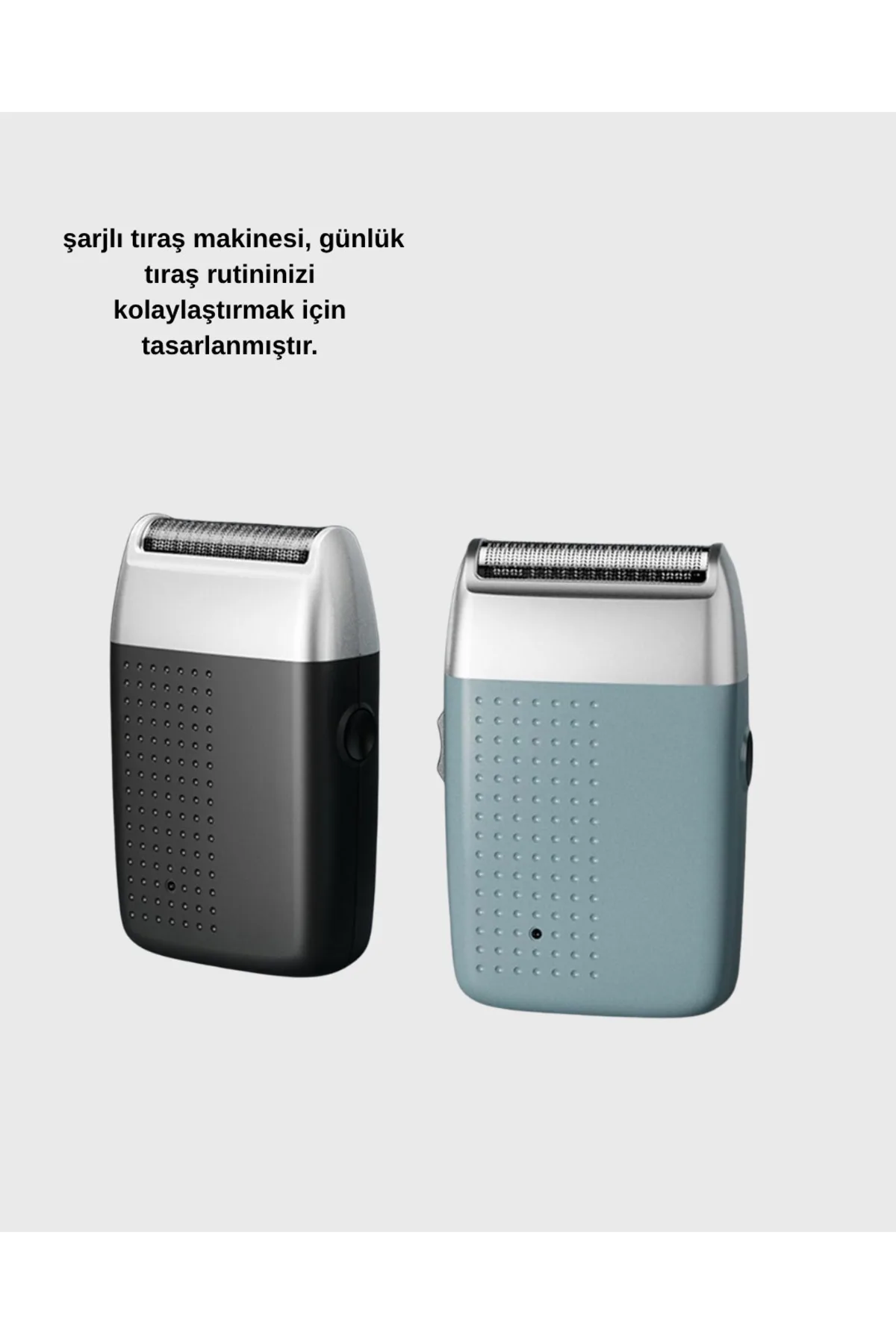 Taşınabilir Şarjlı Tıraş Makinesi – Kuru Kullanım, Özel Sakal Başlıkları