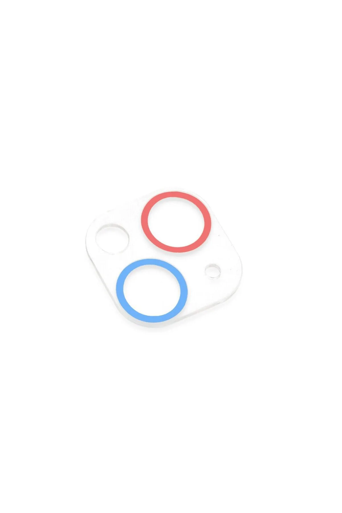Apple İphone 13 Renkli Kamera Lens Koruma Cam - Pembe-mavi