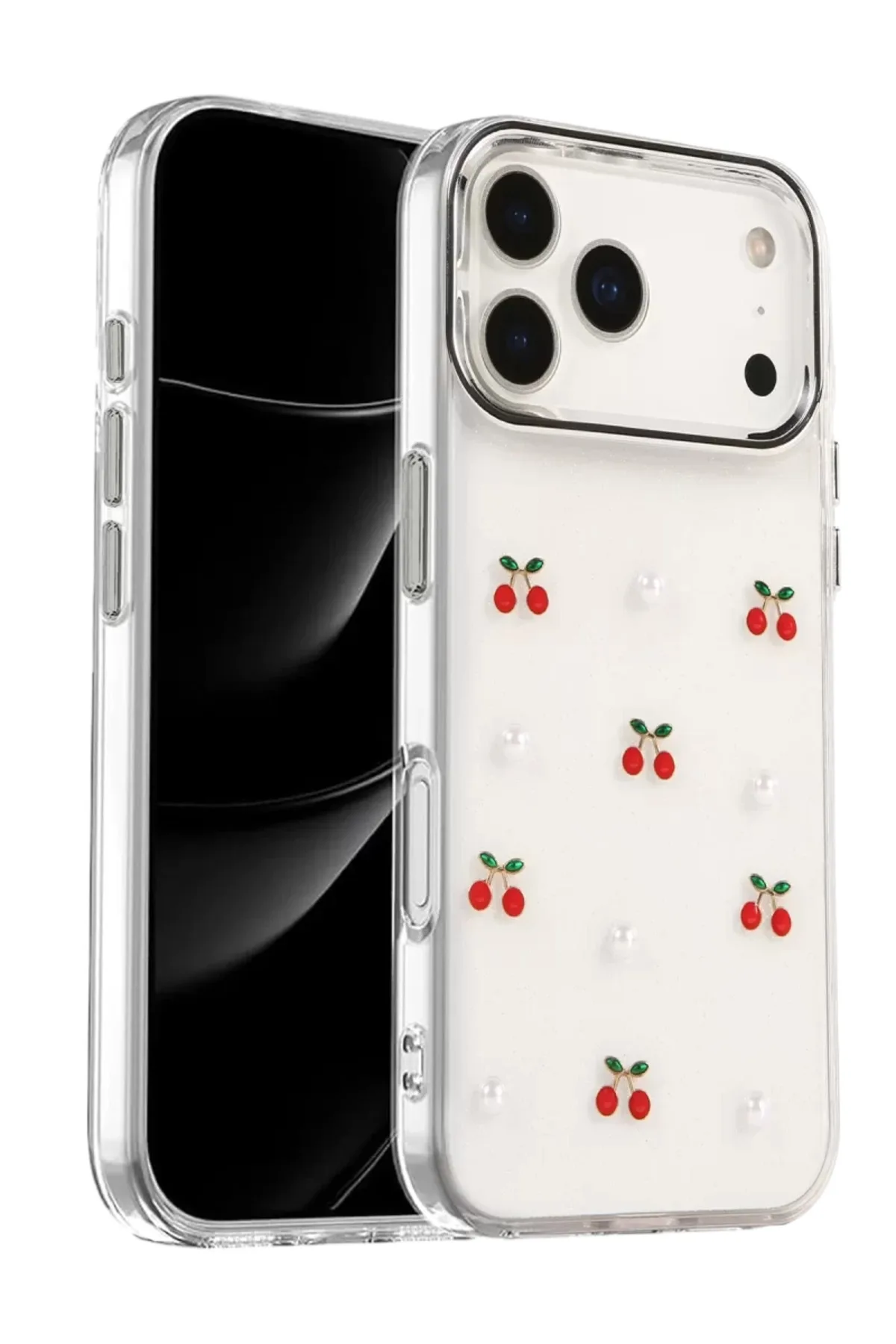 Newface Apple iPhone 17 Pro Max Fiyonk Desenli Kapak - Desen 9