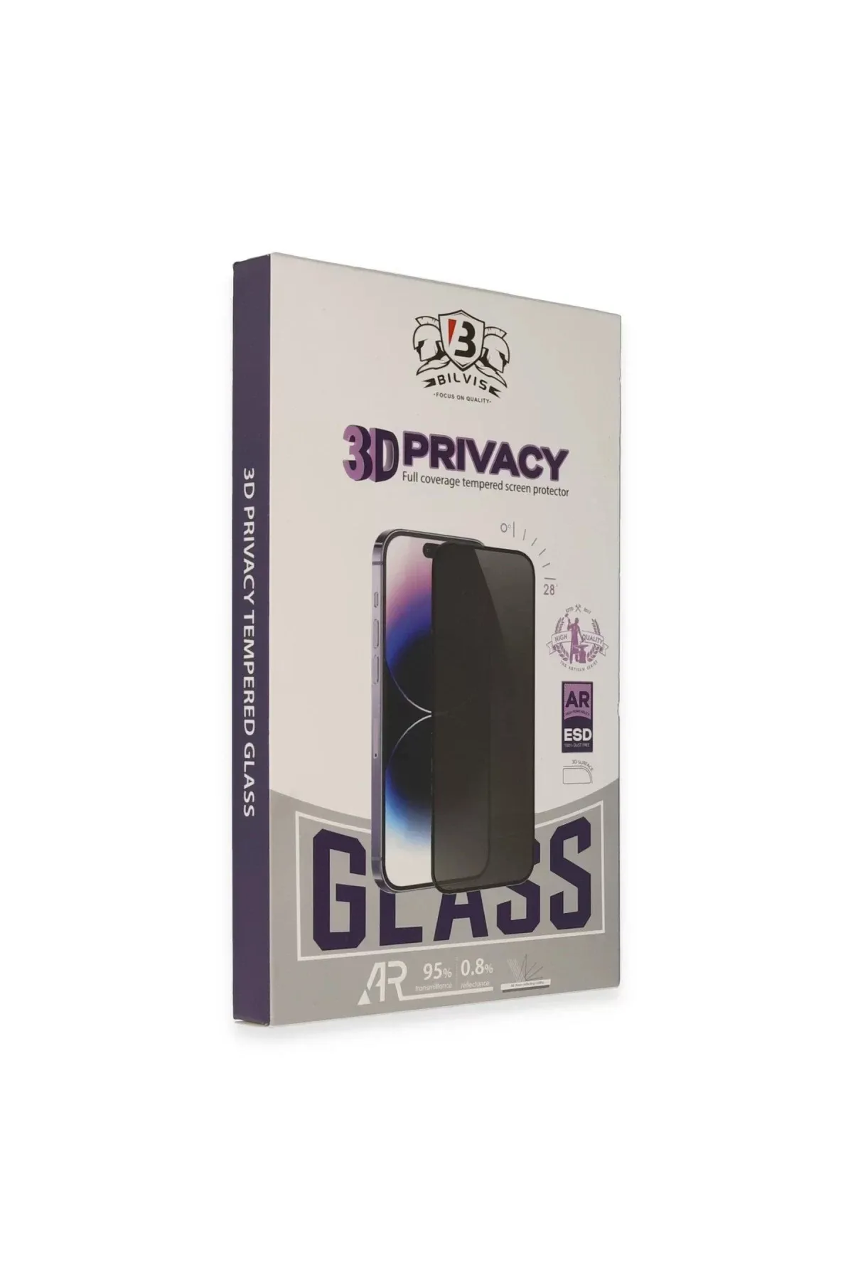 Newface Samsung Galaxy S25 Ultra Bilvis 3D Hayalet Cam Ekran Koruyucu