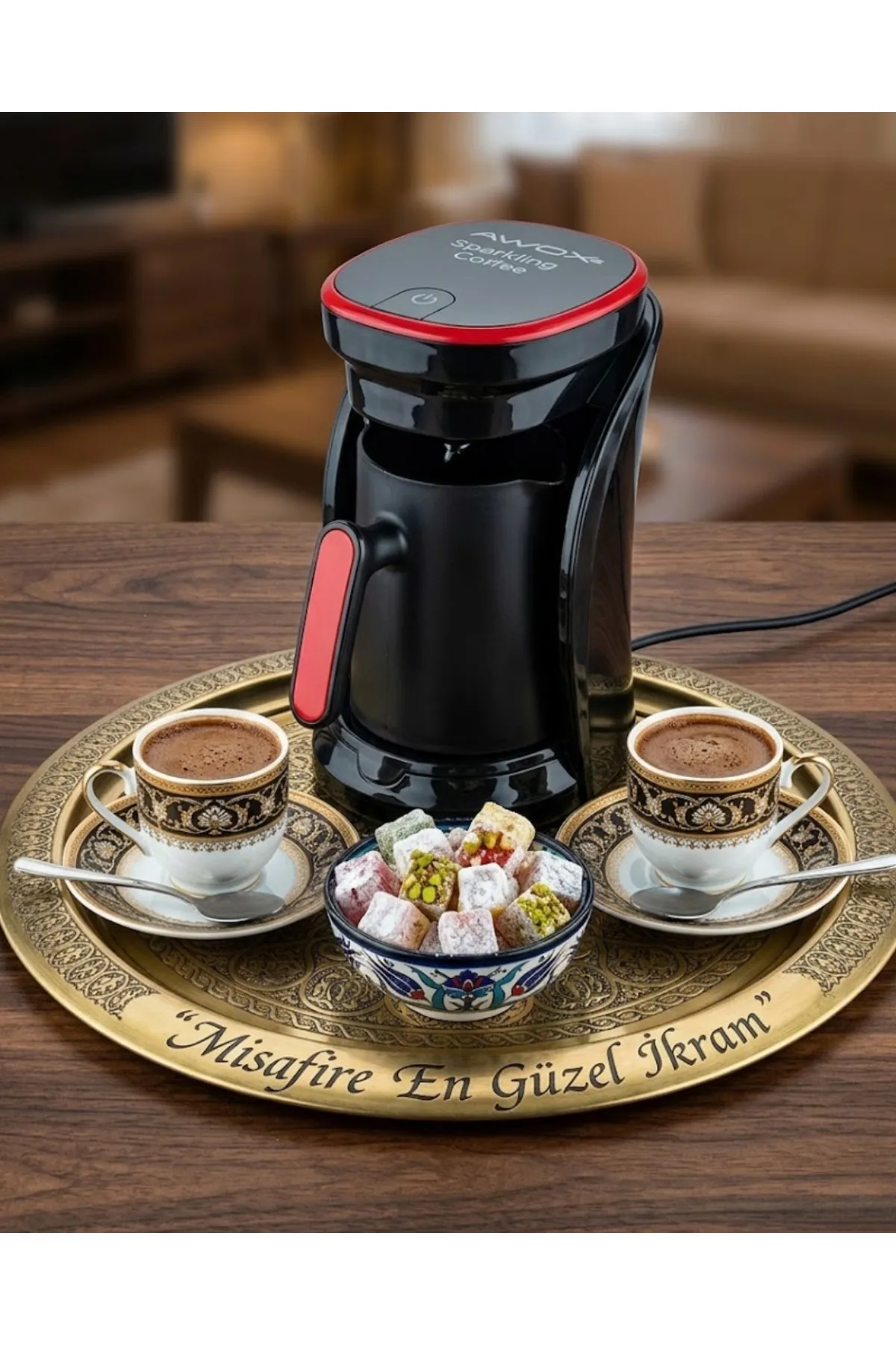 4 Fincan Kapasiteli Türk Kahvesi Makinesi Taşma Önleyici ve Enerji Tasarruflu