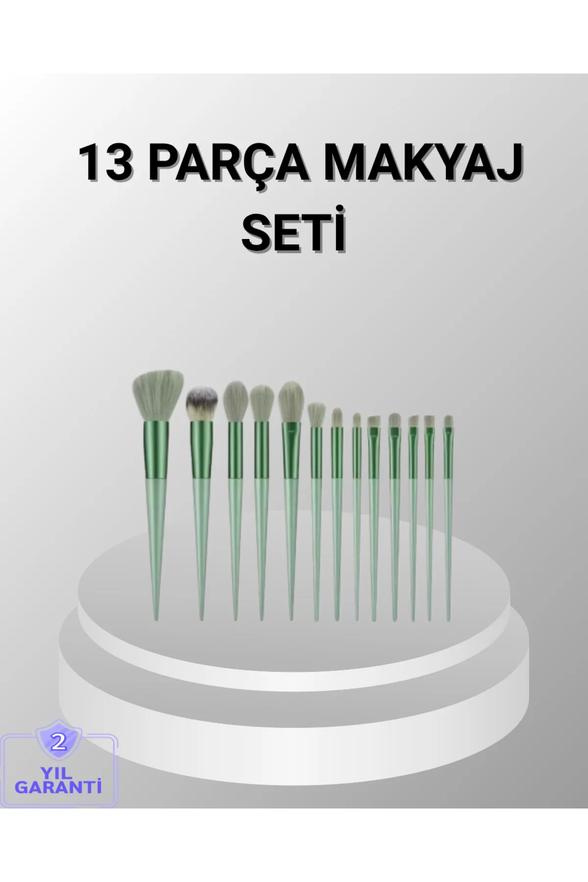 13 Parça Makyaj Fırça Seti – Ergonomik, Dökülme Yapmayan, Taşınabilir