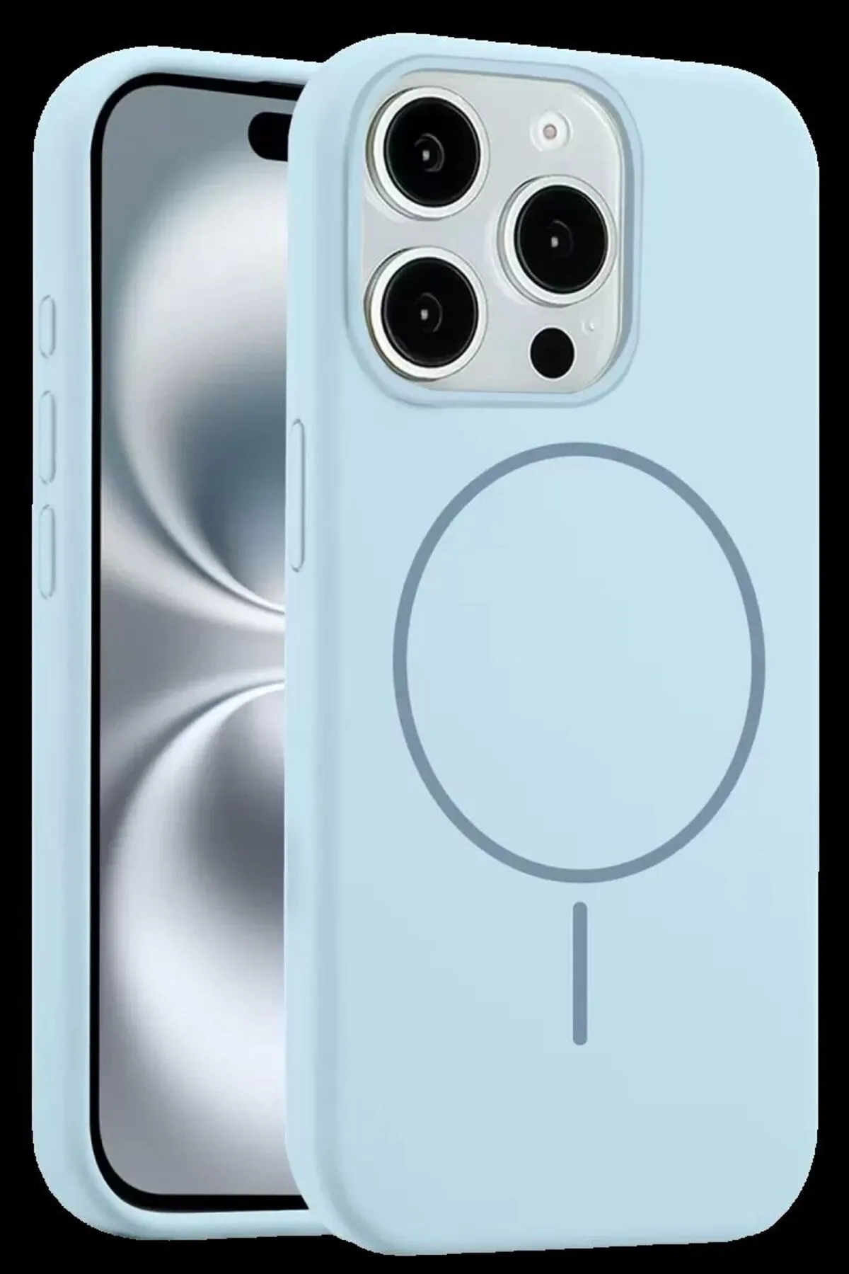 Joko Apple iPhone 15 Pro Max Kılıf Jully Magsafe Kapak - Mavi