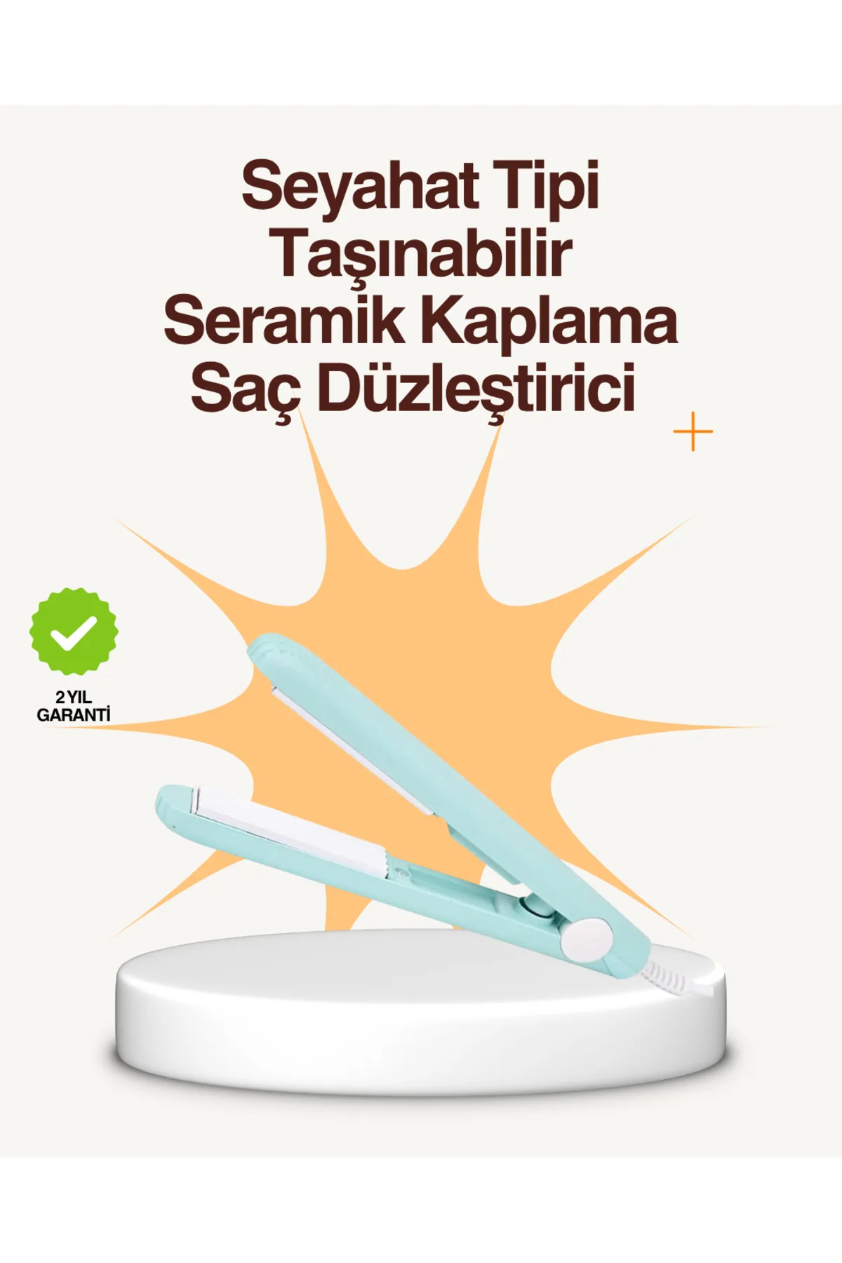 Seramik Kaplamalı, Saç Hasarını Azaltan Kısa Saçlara Uygun Bukle Maşası