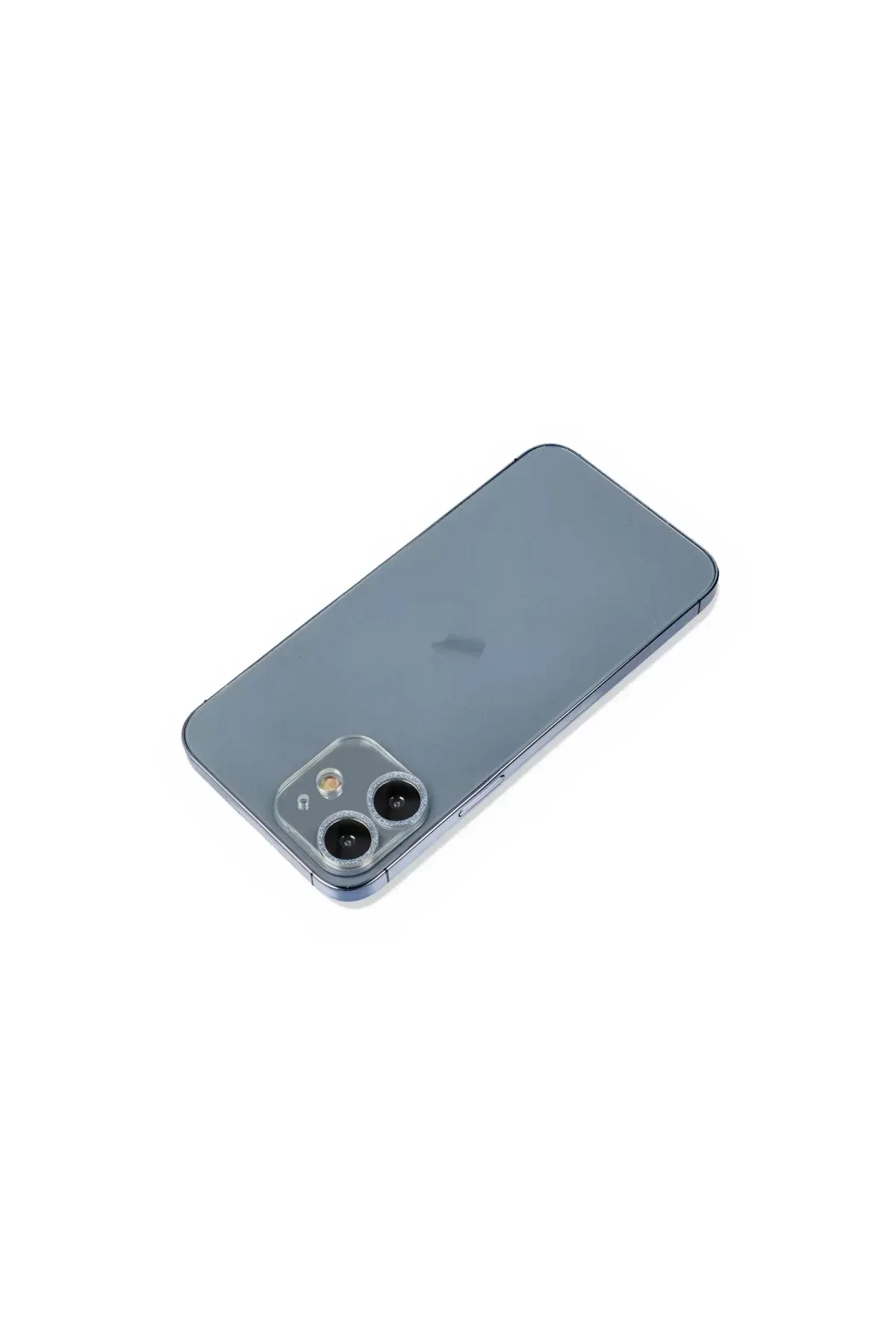 Newface Apple iPhone 12 Mini Shine Kamera Lens Koruma Cam - Sierra Blue