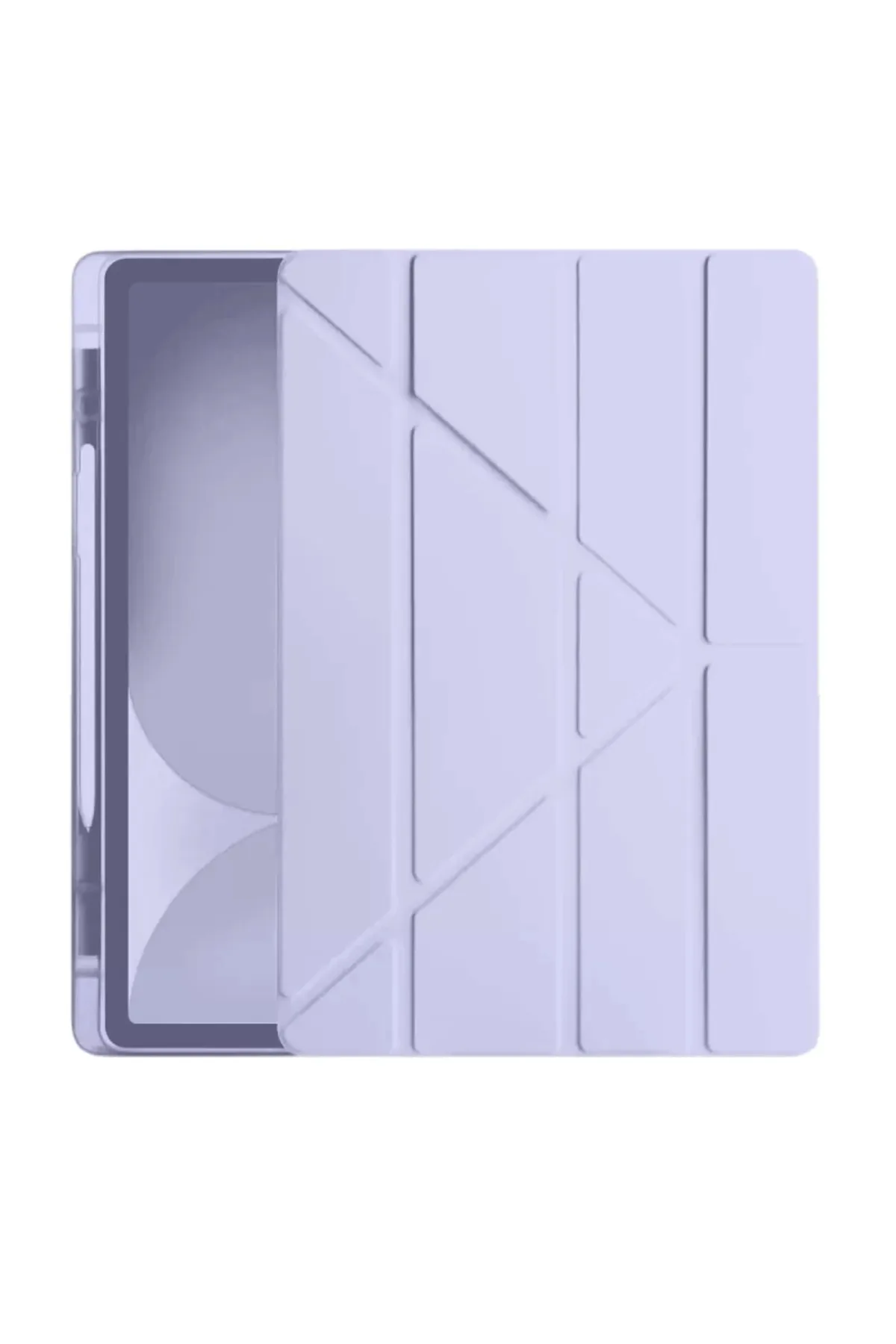 Newface Apple iPad Pro 11 (2024) Kılıf Kalemlikli Hugo Tablet Kılıfı - Lila