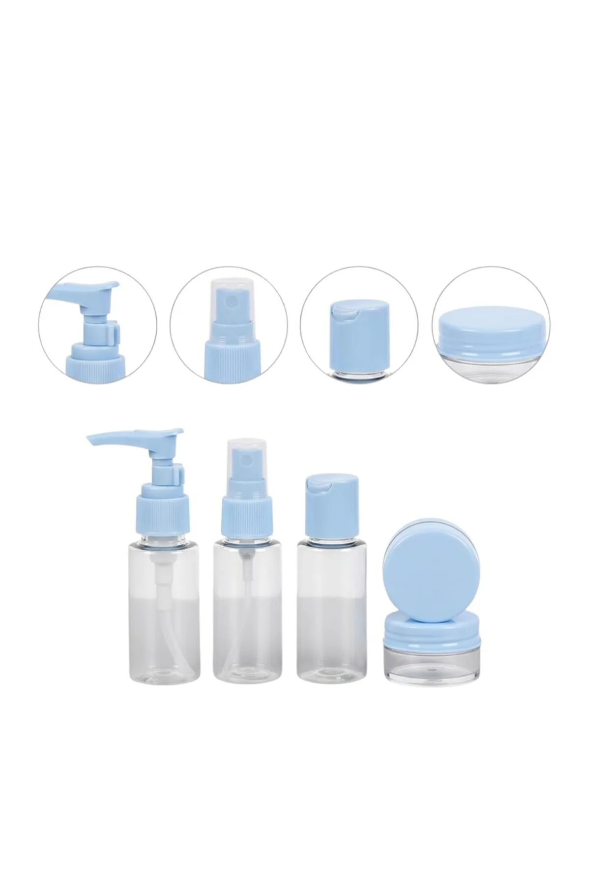 30 ml 5’li Seyahat Boy Kozmetik Organizer Seti