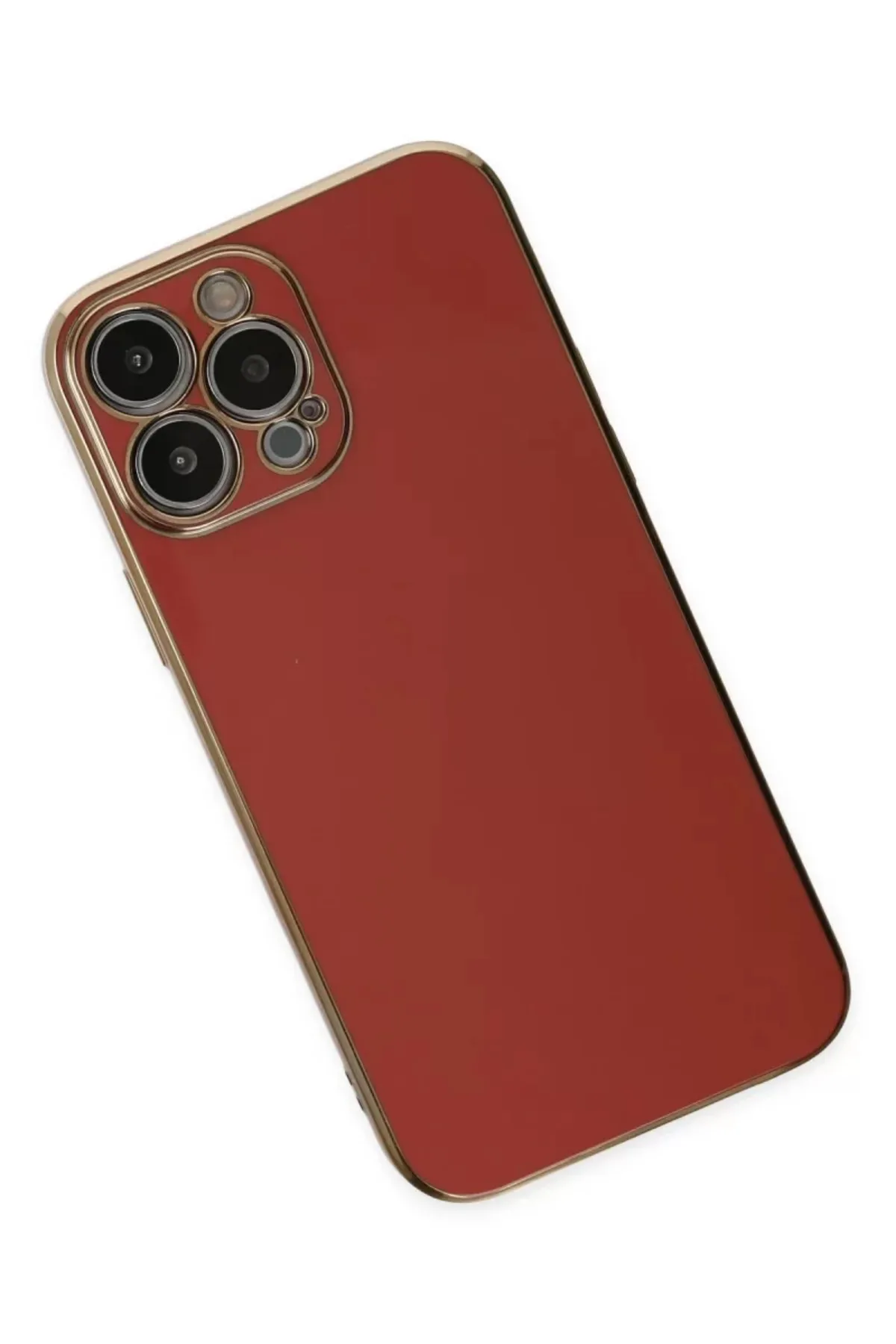 Newface Apple iPhone 14 Pro Kılıf Volet Silikon - Kırmızı