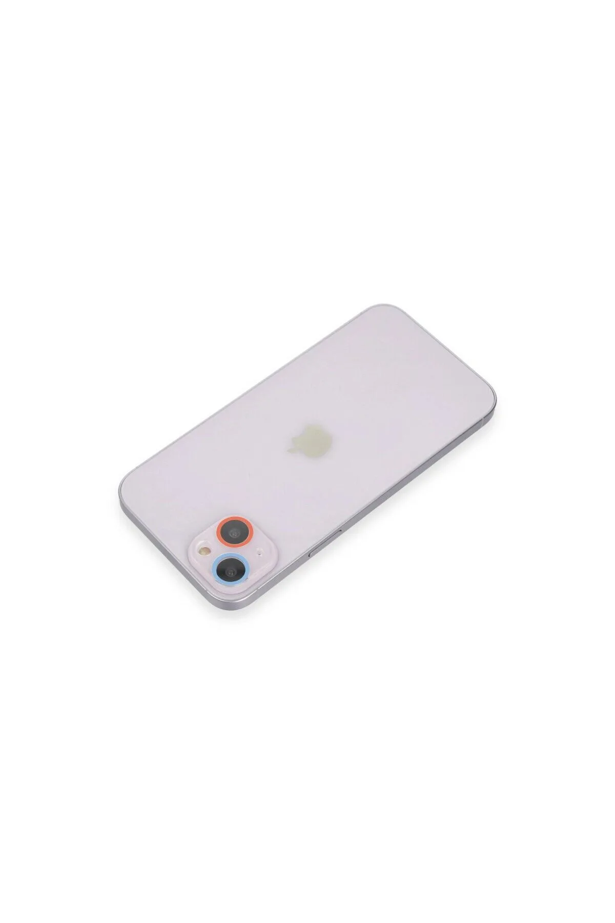 Apple İphone 13 Renkli Kamera Lens Koruma Cam - Pembe-mavi