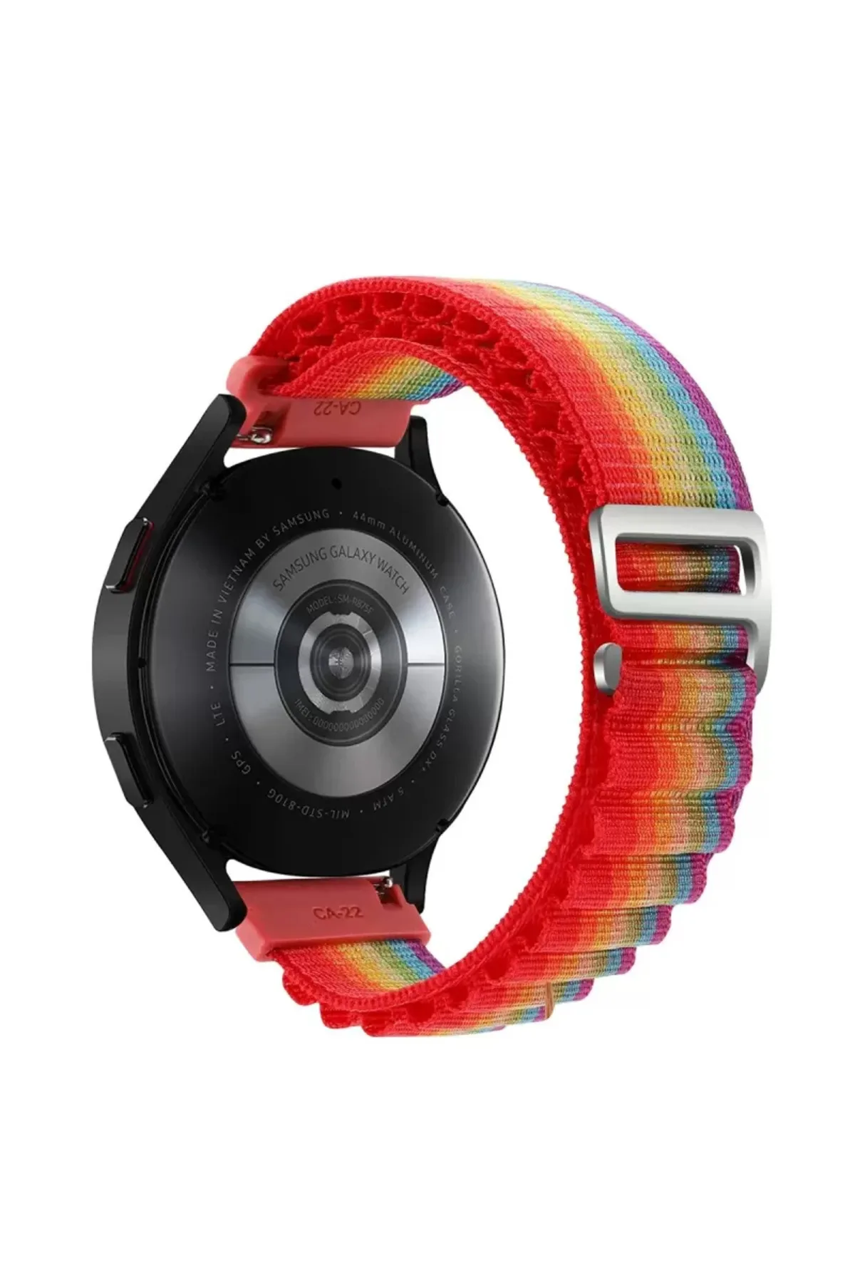 Newface Watch 22mm KR410 Kumaş Kordon - Gökkuşağı 1