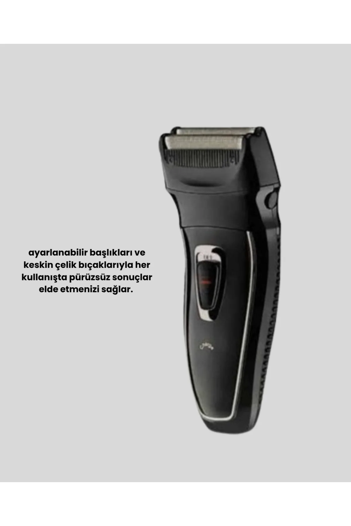 Unisex Şarjlı Saç ve Sakal Kesme Makinesi – Sessiz Motor, 1–12 mm Ayarlanabilir Başlık