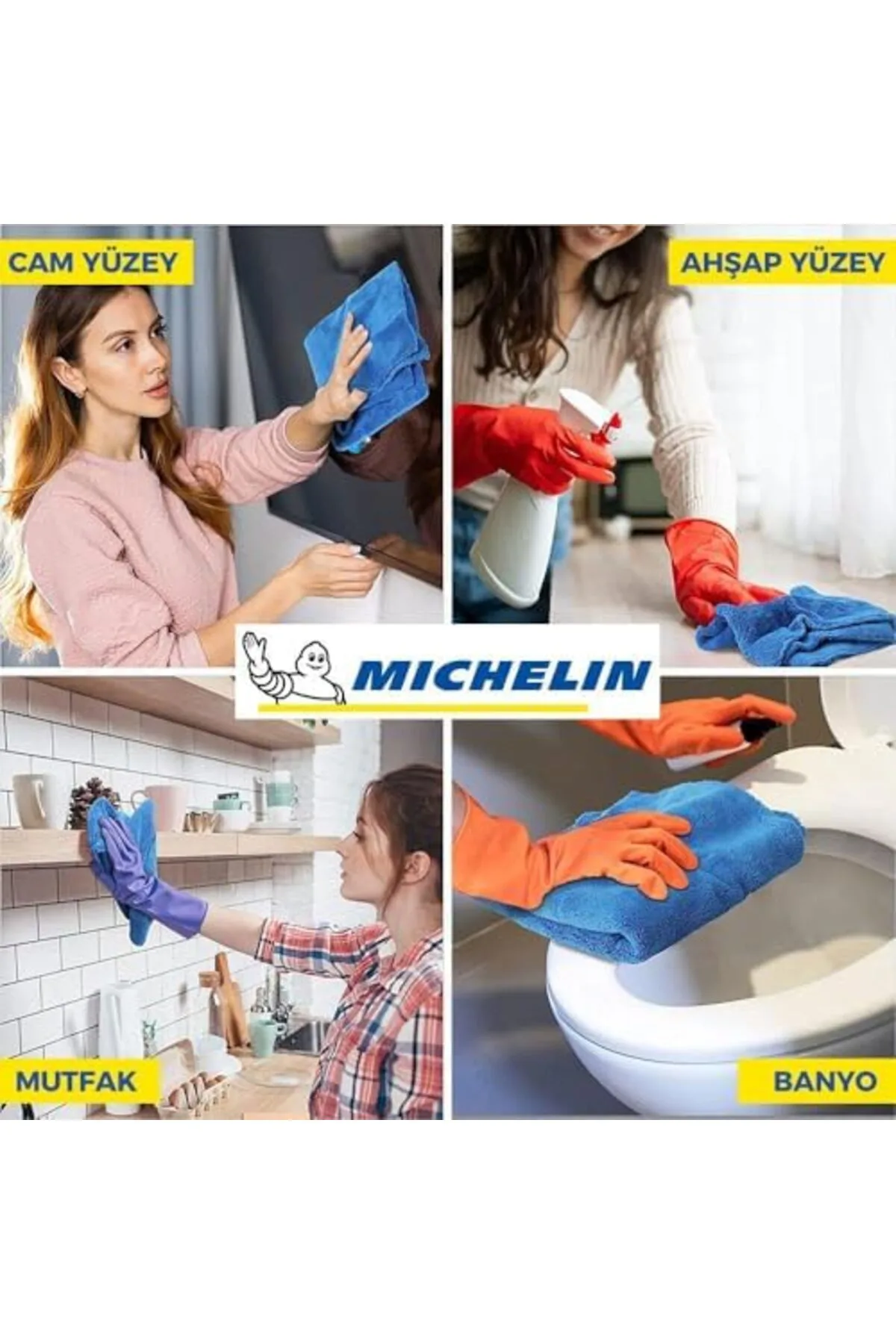 Nzr beautestore MC3504 40X30cm Süper Emici Mikrofiber Havlu, 12 Adet 2026 1103473
