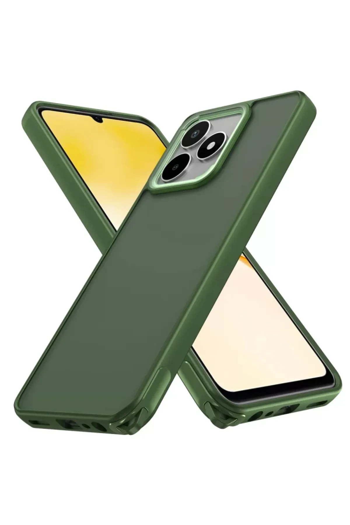 Newface Realme C53 Kılıf Elegant Kapak - Yeşil