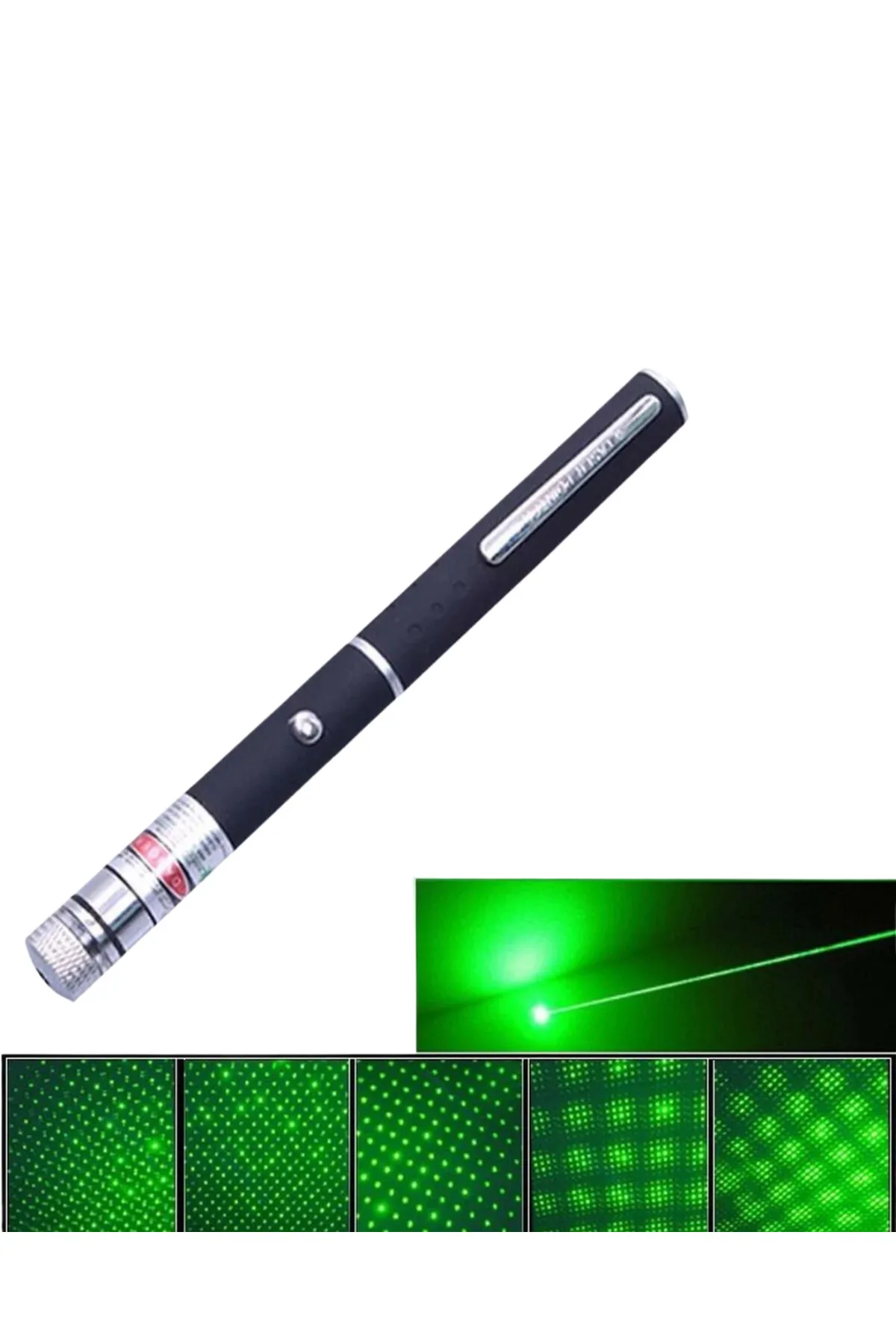 Yeşil Lazer Kalem Sunum ve Outdoor Kullanım İçin Güçlü Işın