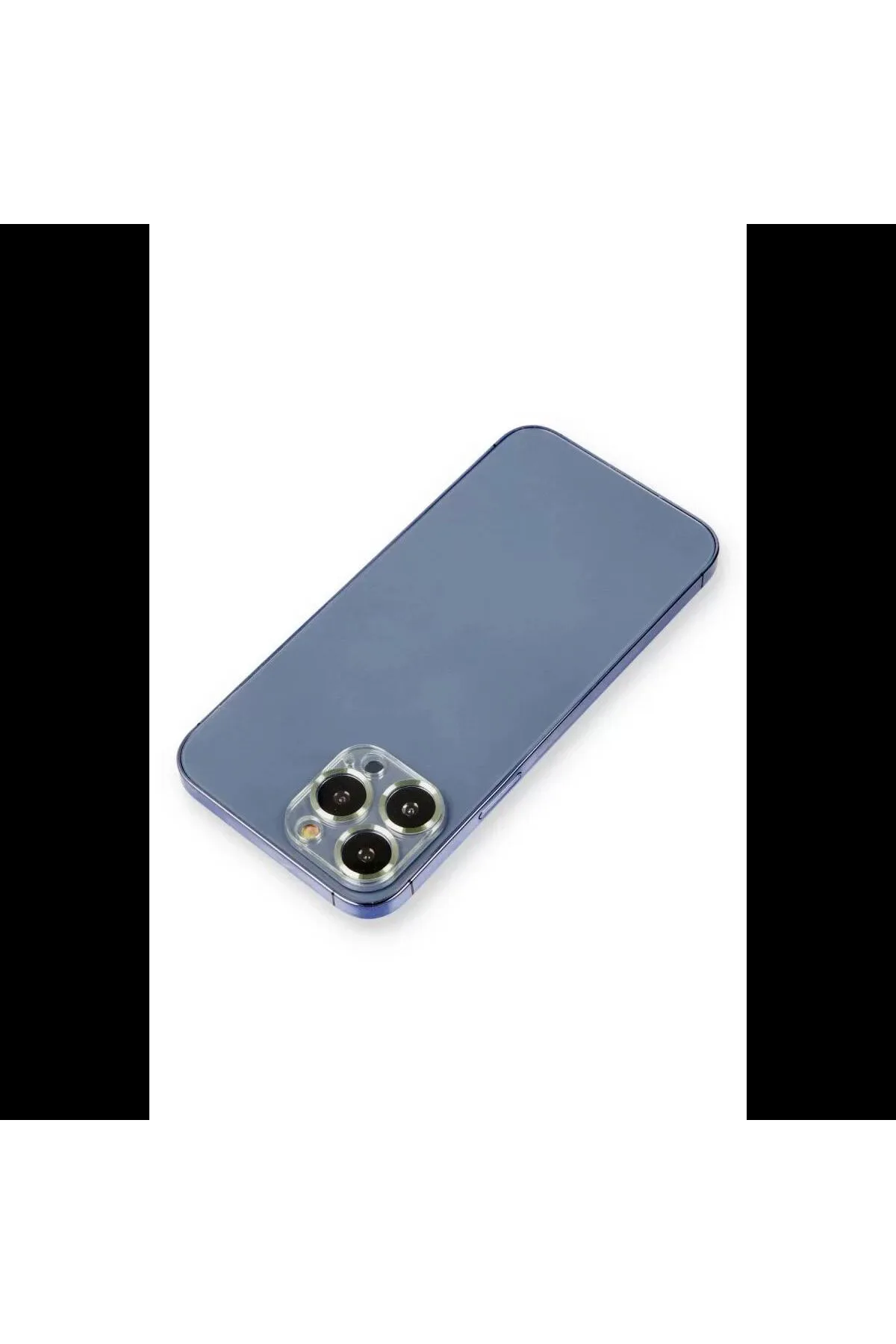 Apple iPhone 12 Pro Metal Kamera Lens Koruma Cam - Açık Yeşil