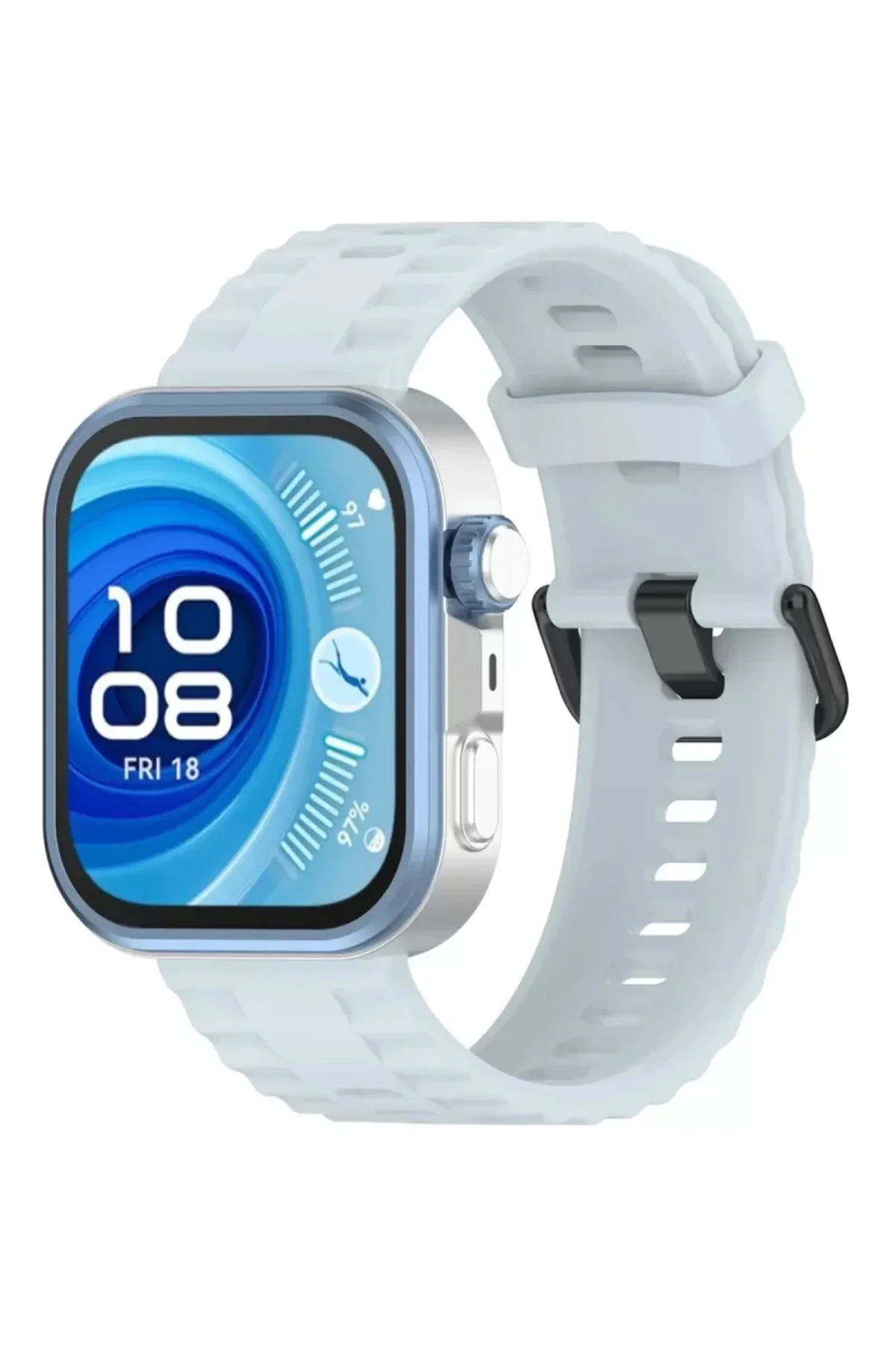 Newface Huawei Watch Fit 3 Klasik Kordon - Açık Mavi