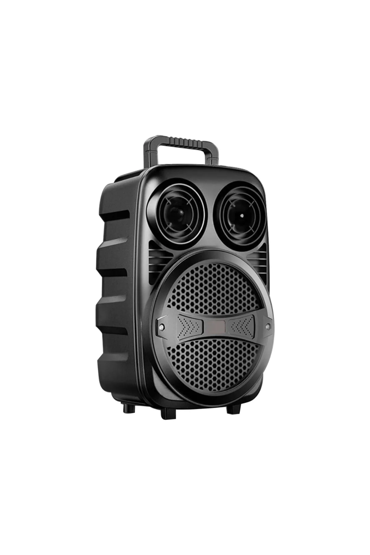Kablosuz Karaoke Hoparlör Mikrofonlu RGB Işıklı Bluetooth Speaker USB TF Kart Destekli