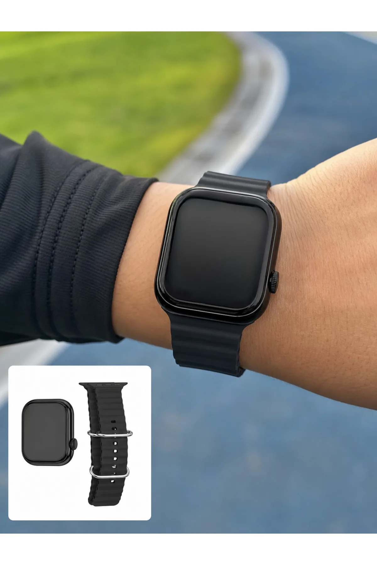 Dokunmatik AMOLED Akıllı Saat Nabız Uyku ve Spor Takip Özellikli