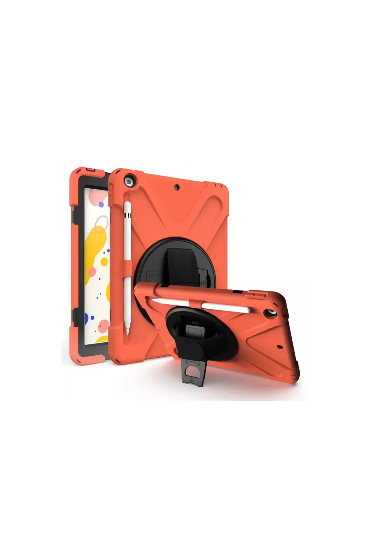 Newface Apple iPad 5 Air 9.7 Kılıf Amazing Tablet Kapak - Turuncu