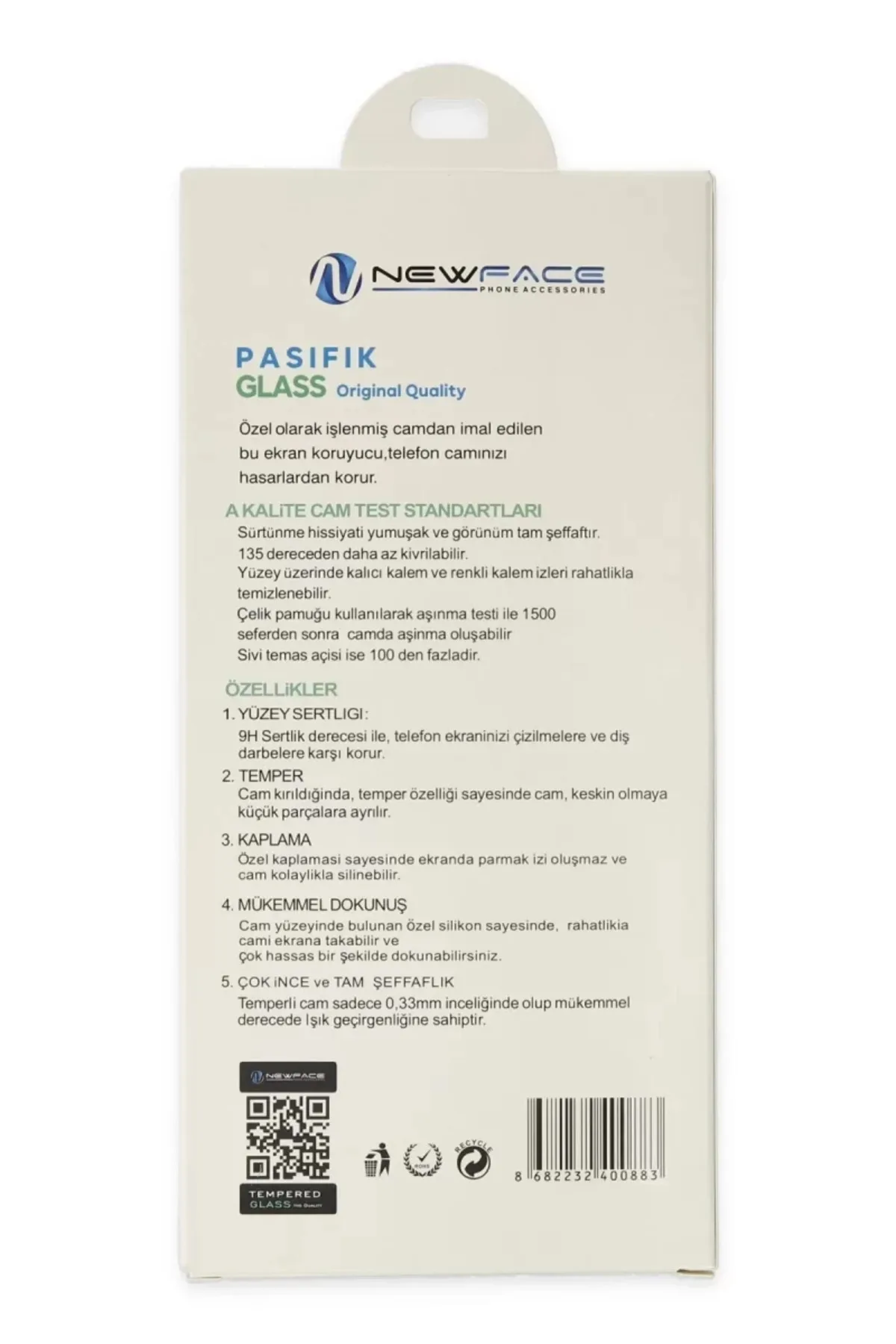Newface Samsung Galaxy M15 Pasifik Cam Ekran Koruyucu