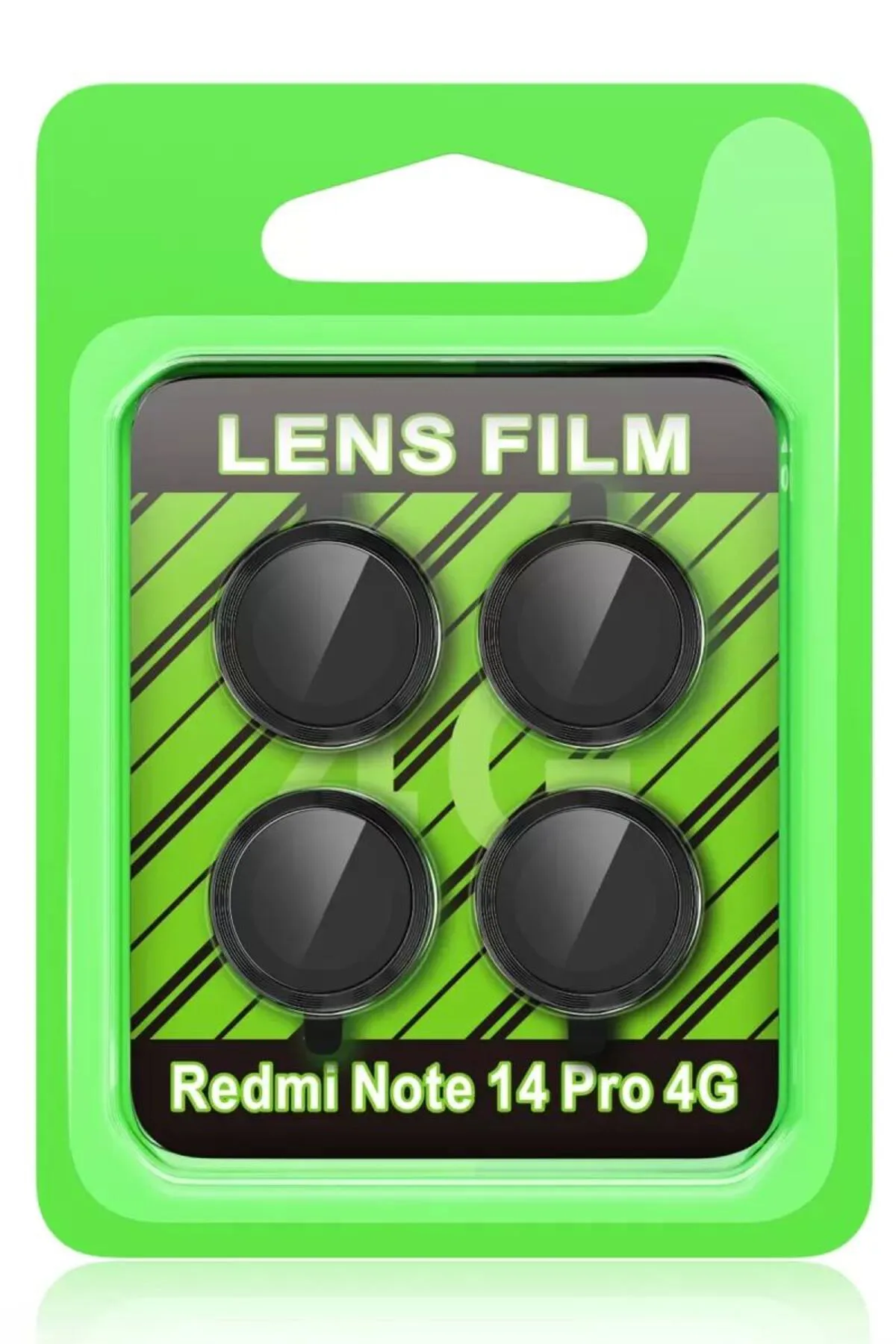 Redmi Note 14 Pro 4G Raze Metal Kamera Lens - Siyah