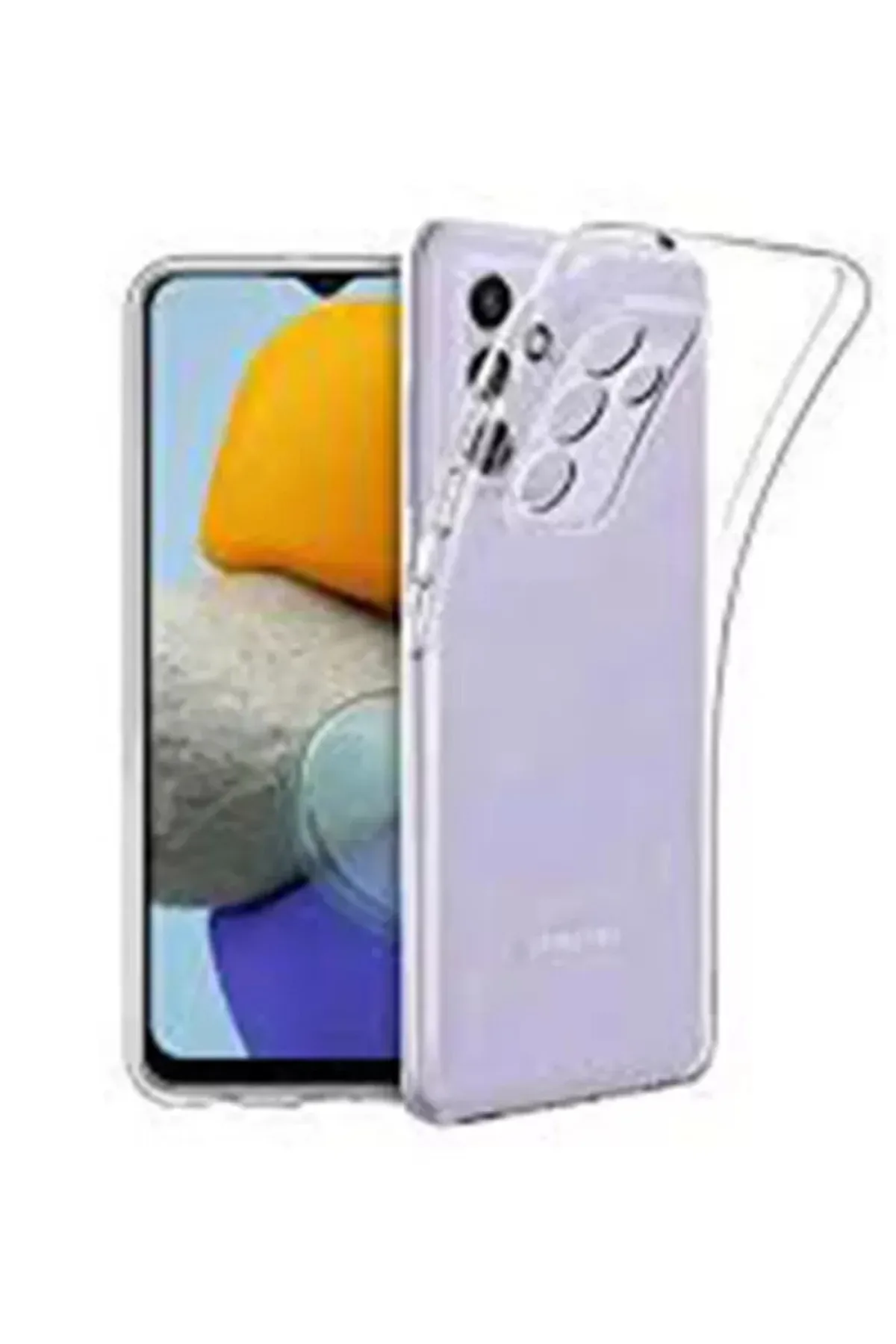 Newface Samsung Galaxy A15 4g Kılıf Lüx Şeffaf Silikon