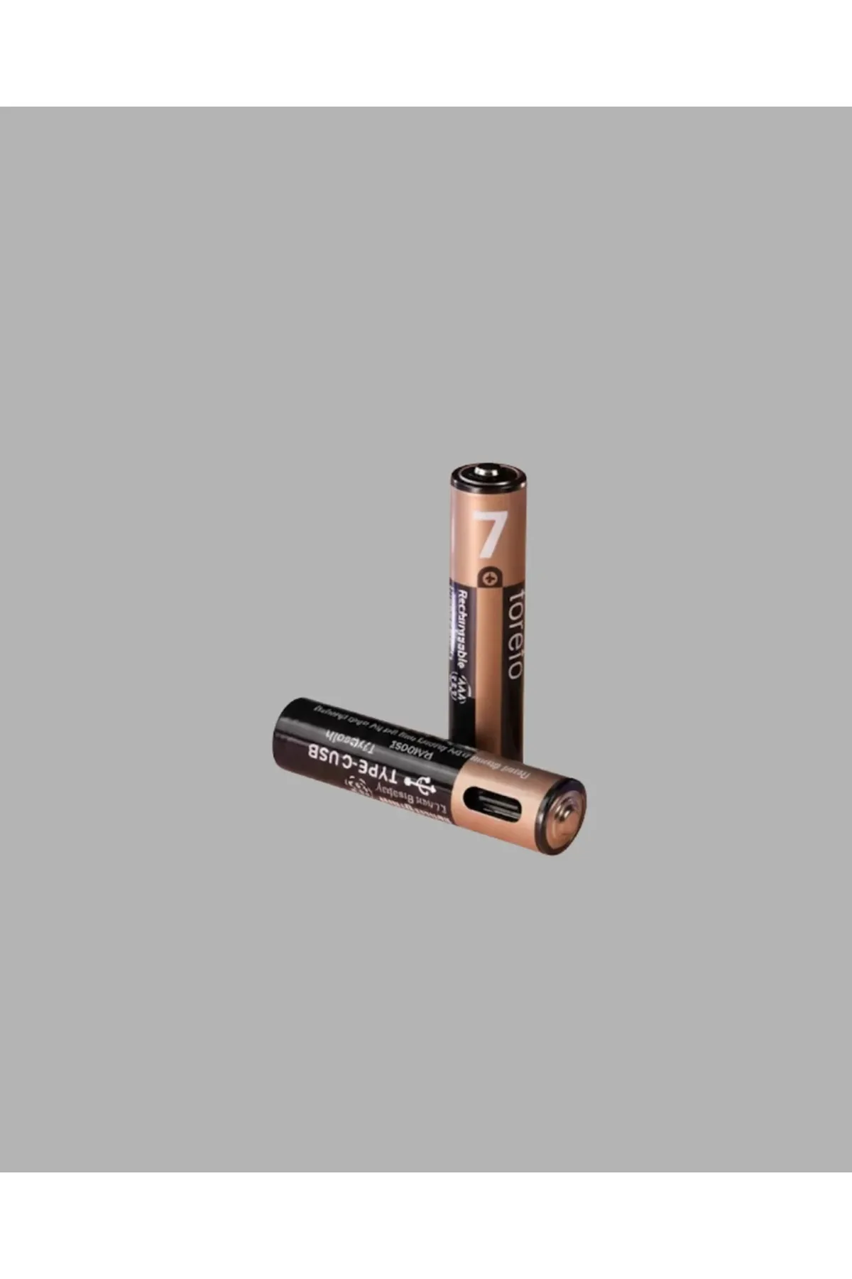 USB Type-C Şarjlı AAA Lityum Pil 1000+ Şarj Döngüsü ile Uzun Ömür