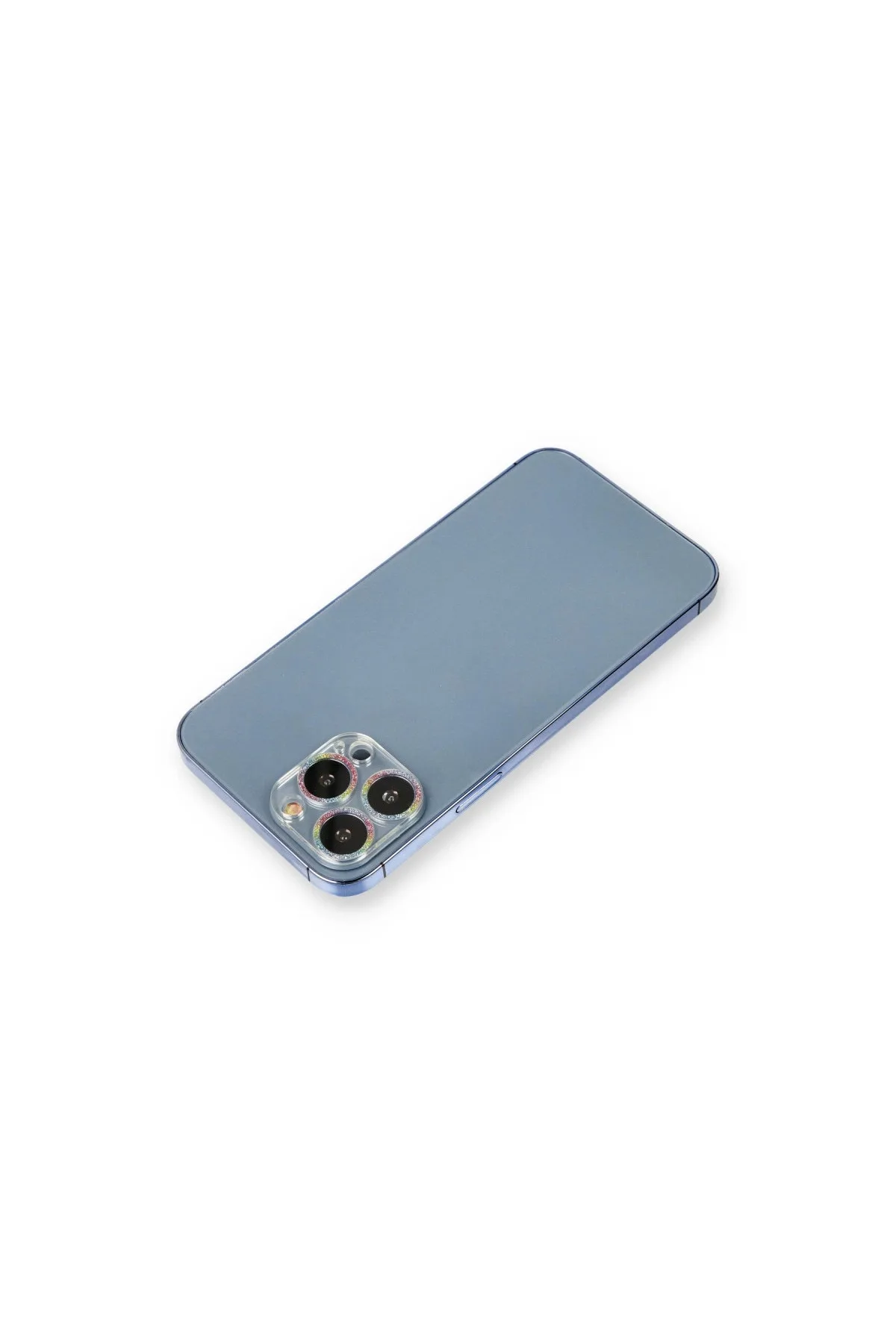 APPL. İphone 12 Pro Shine Kamera Lens Koruma Cam - Rainbow