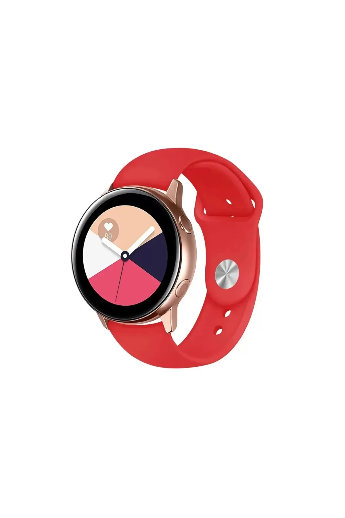 Newface Watch 22mm Klasik Kordon - Kırmızı