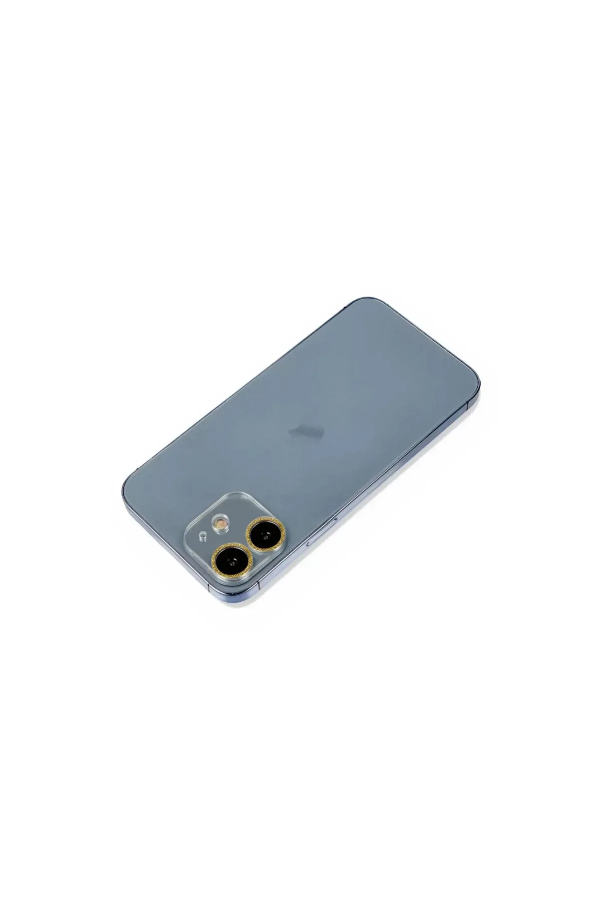 Newface Apple iPhone 12 Mini Shine Kamera Lens Koruma Cam - Gold