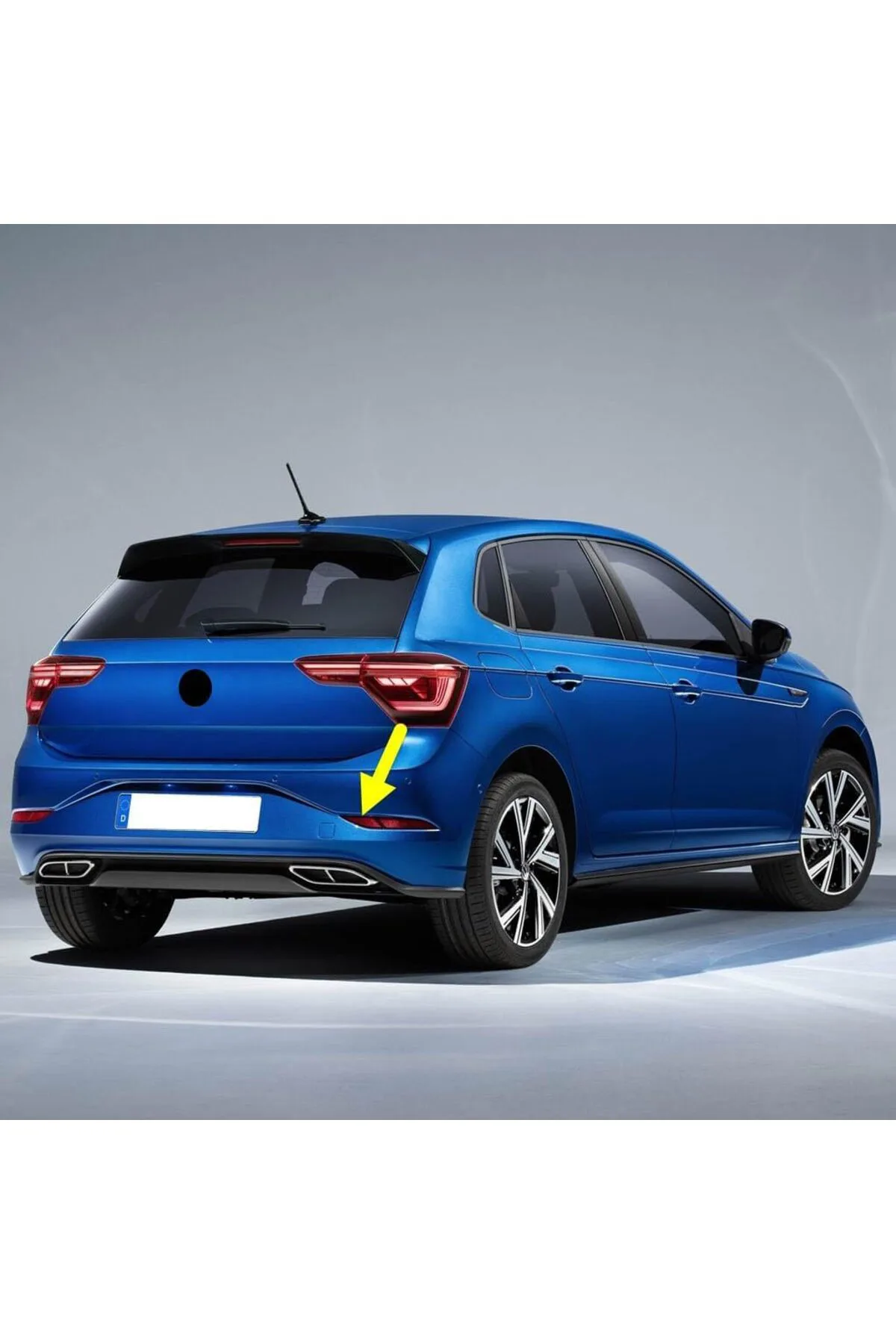 hbp shop Arka Tampon Sağ İçteki Reflektör 2G0945104 VW Polo ile uyumlu 2021-2025 142583