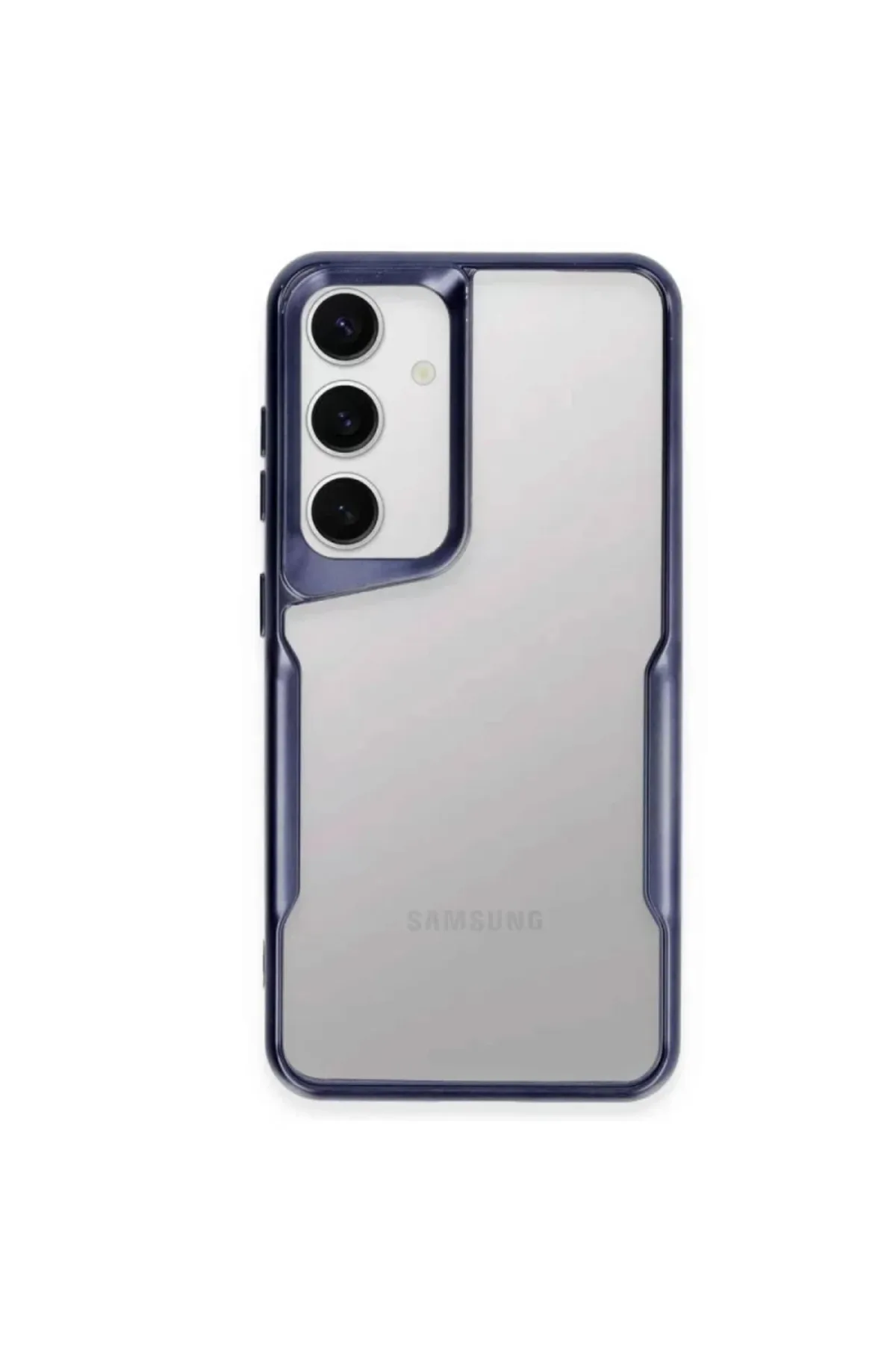 Newface Samsung Galaxy A15 4G Kılıf Boyi Silikon Kapak - Lacivert
