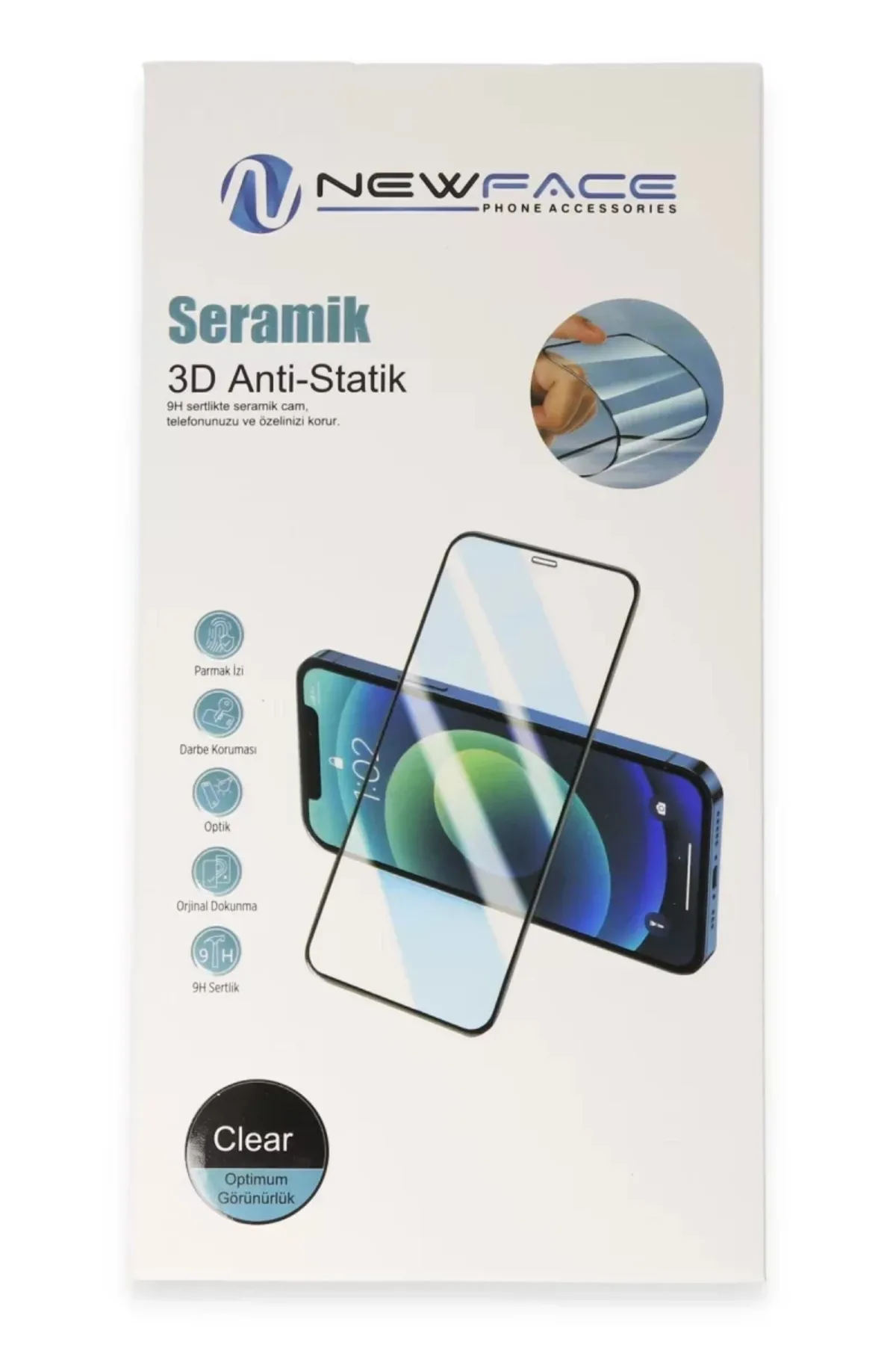 Newface Apple iPhone 16 Pro Max 3D Antistatik Seramik Nano Ekran Koruyucu
